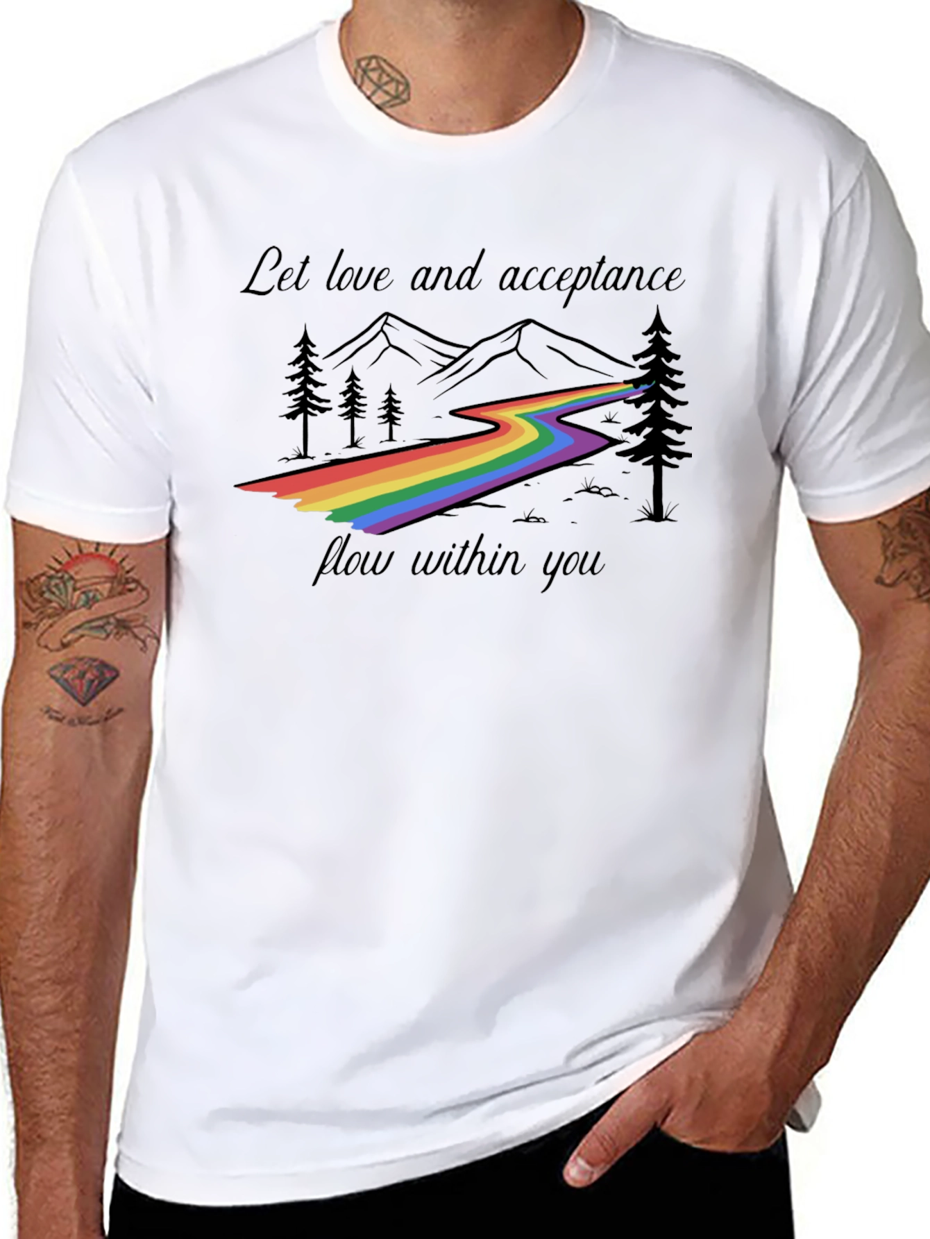 Rainbow River LGBTQ+ Pride T-Shirt