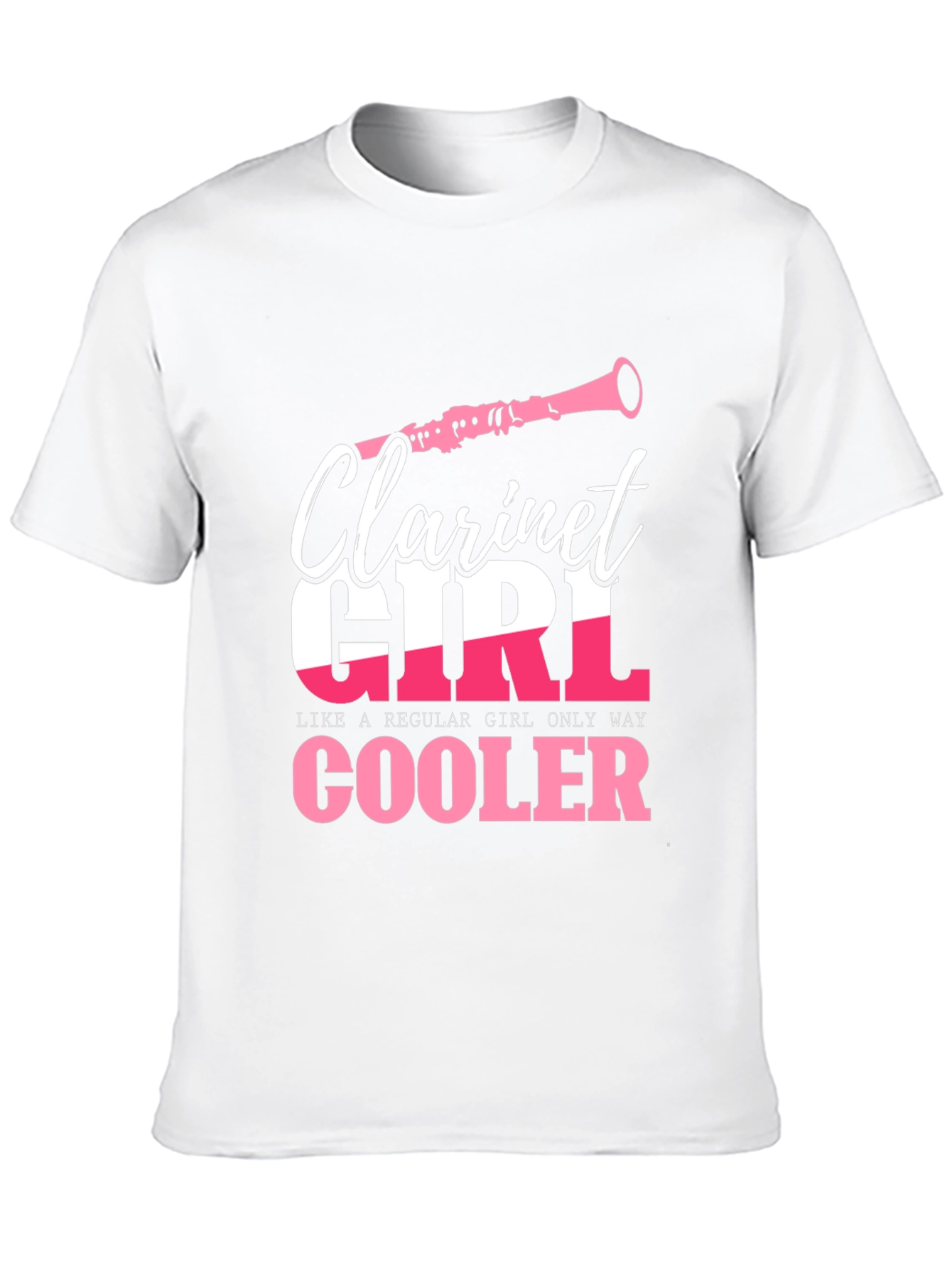 Clarinet Girl T-Shirt - Musician Novelty Tee