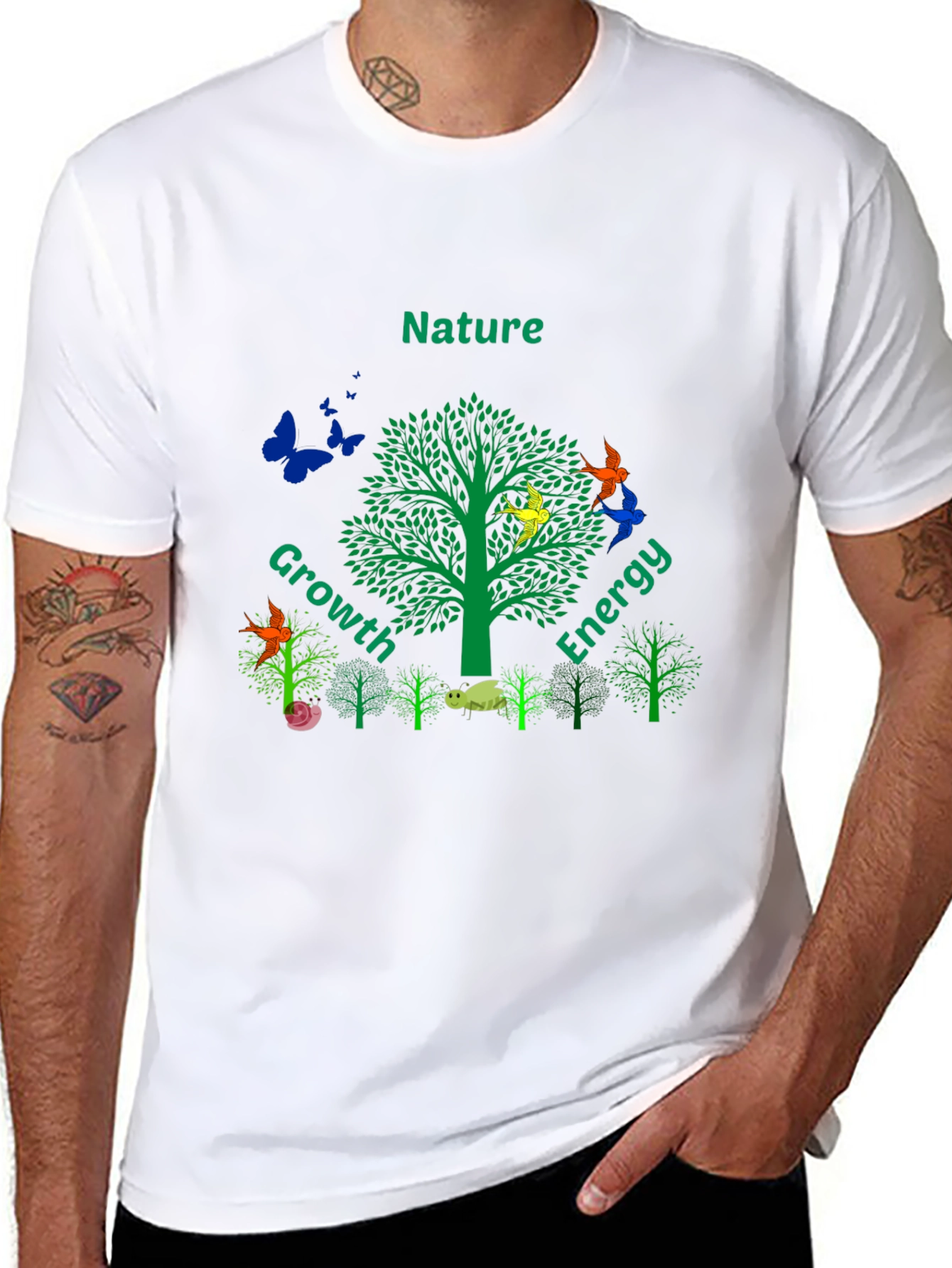 Nature Growth Energy Graphic Tee