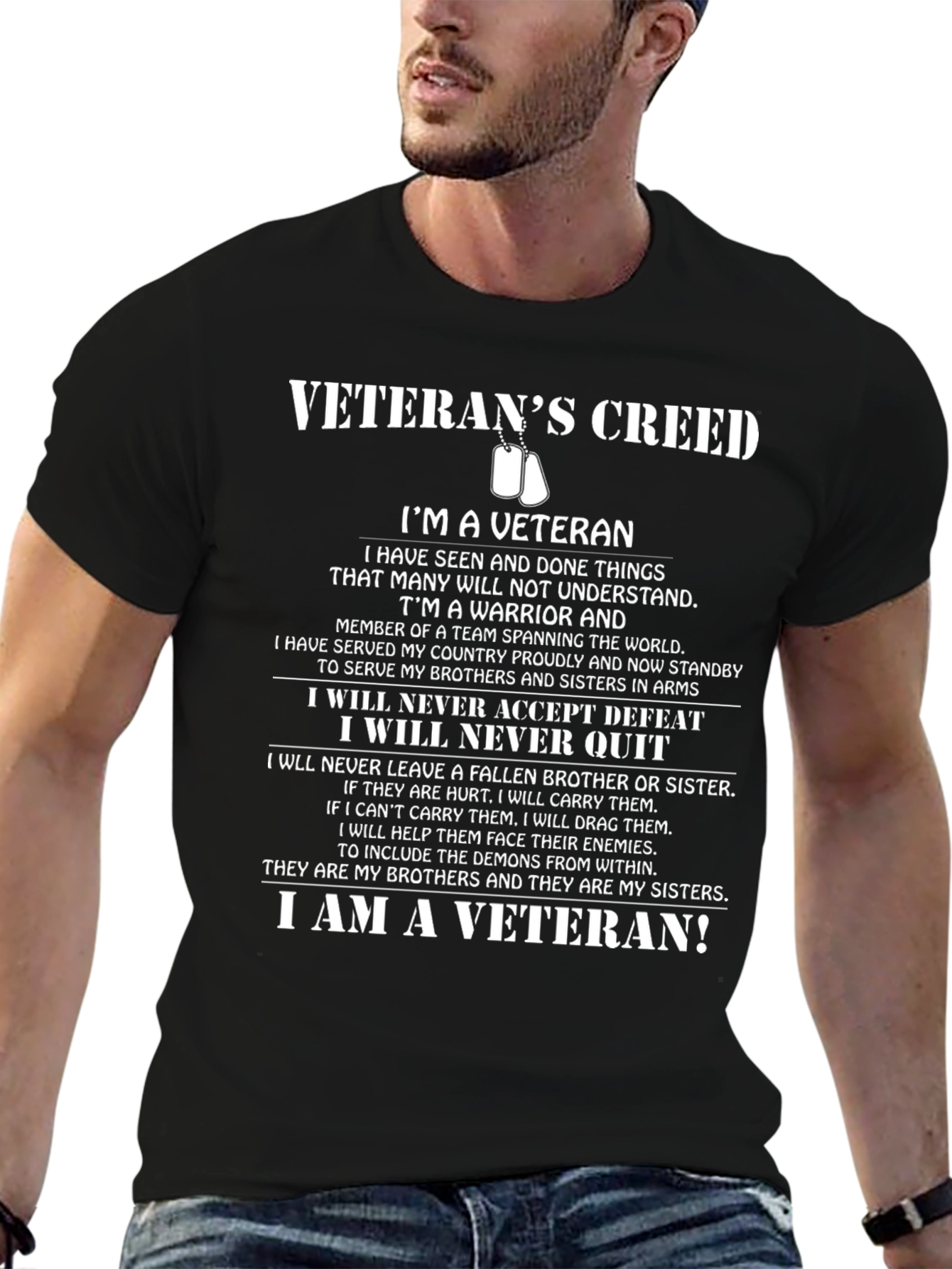 Veterans Creed Graphic T-Shirt