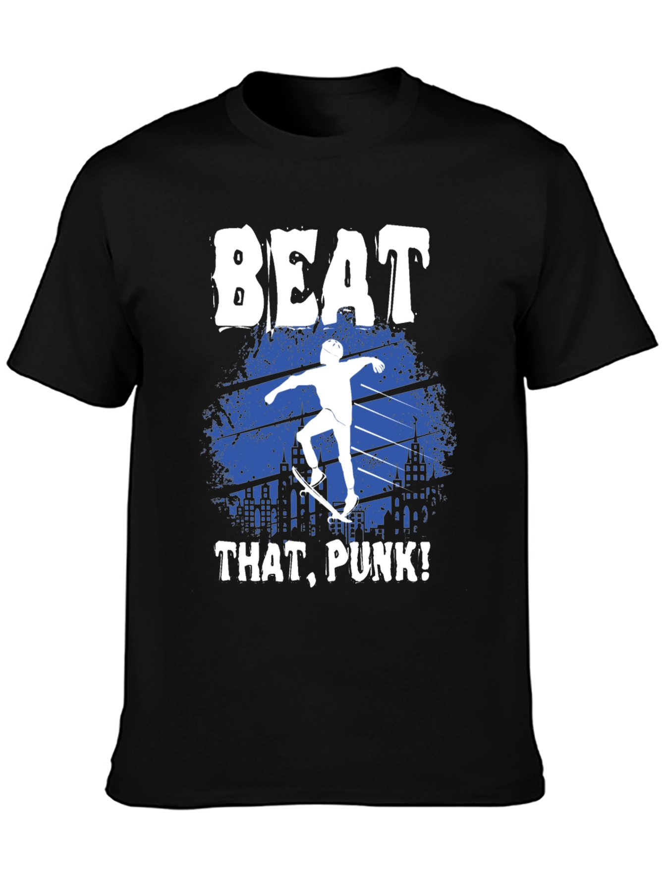 Beat That Punk! Graphic Print T-Shirt