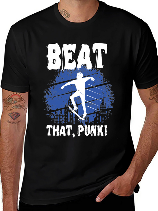 Beat That Punk! Graphic Print T-Shirt