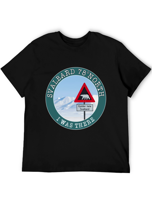 Svalbard 78° North Black T-Shirt