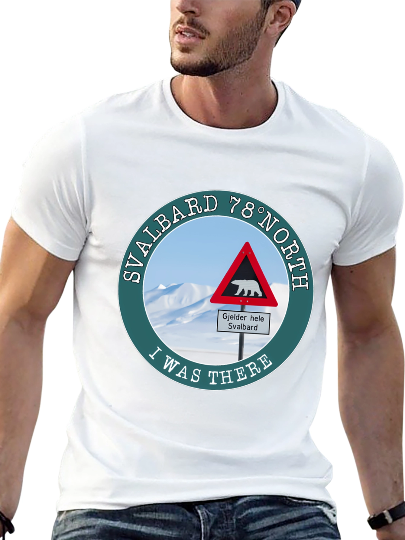 Svalbard 78° North Black T-Shirt
