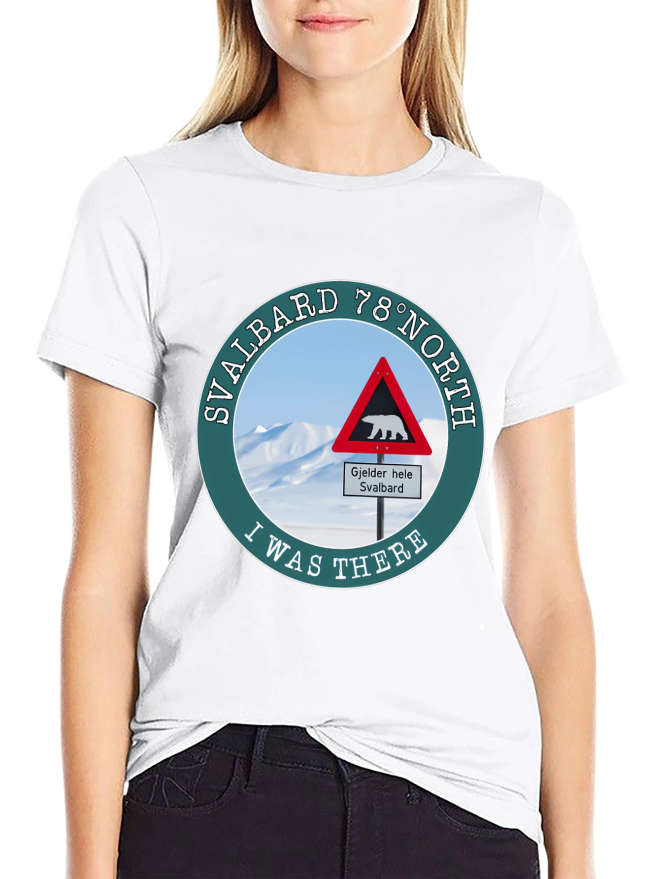 Svalbard 78° North Black T-Shirt