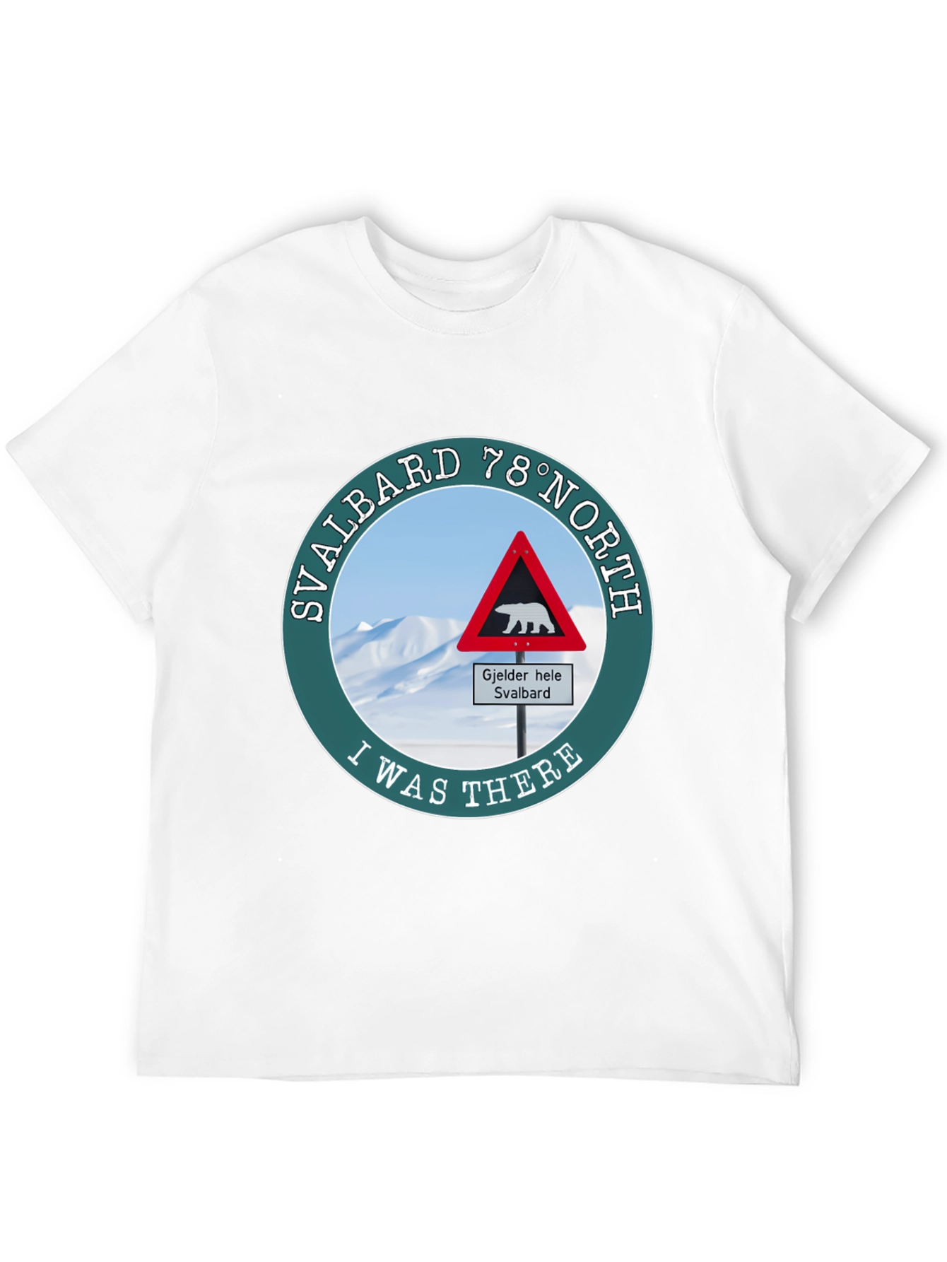 Svalbard 78° North Black T-Shirt