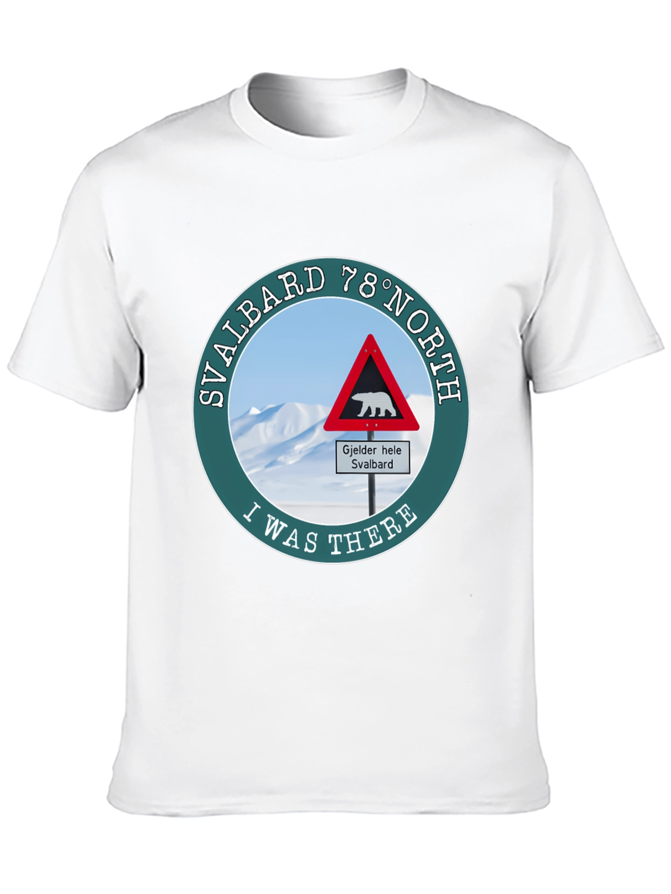 Svalbard 78° North Black T-Shirt