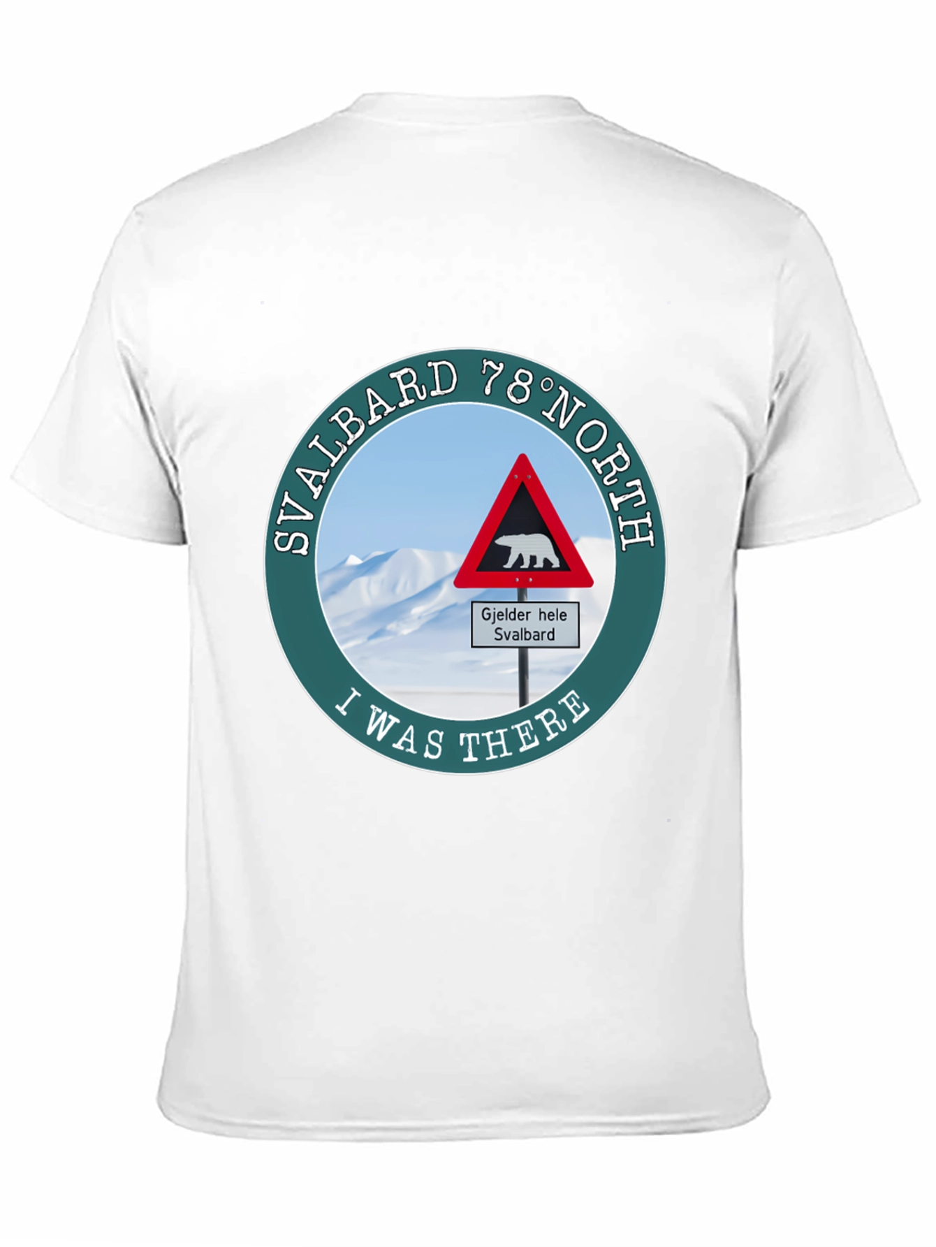 Svalbard 78° North Black T-Shirt