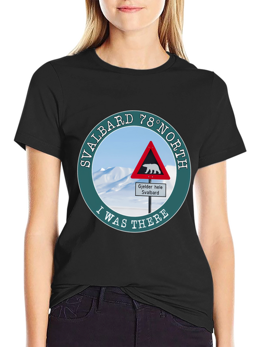 Svalbard 78° North Black T-Shirt
