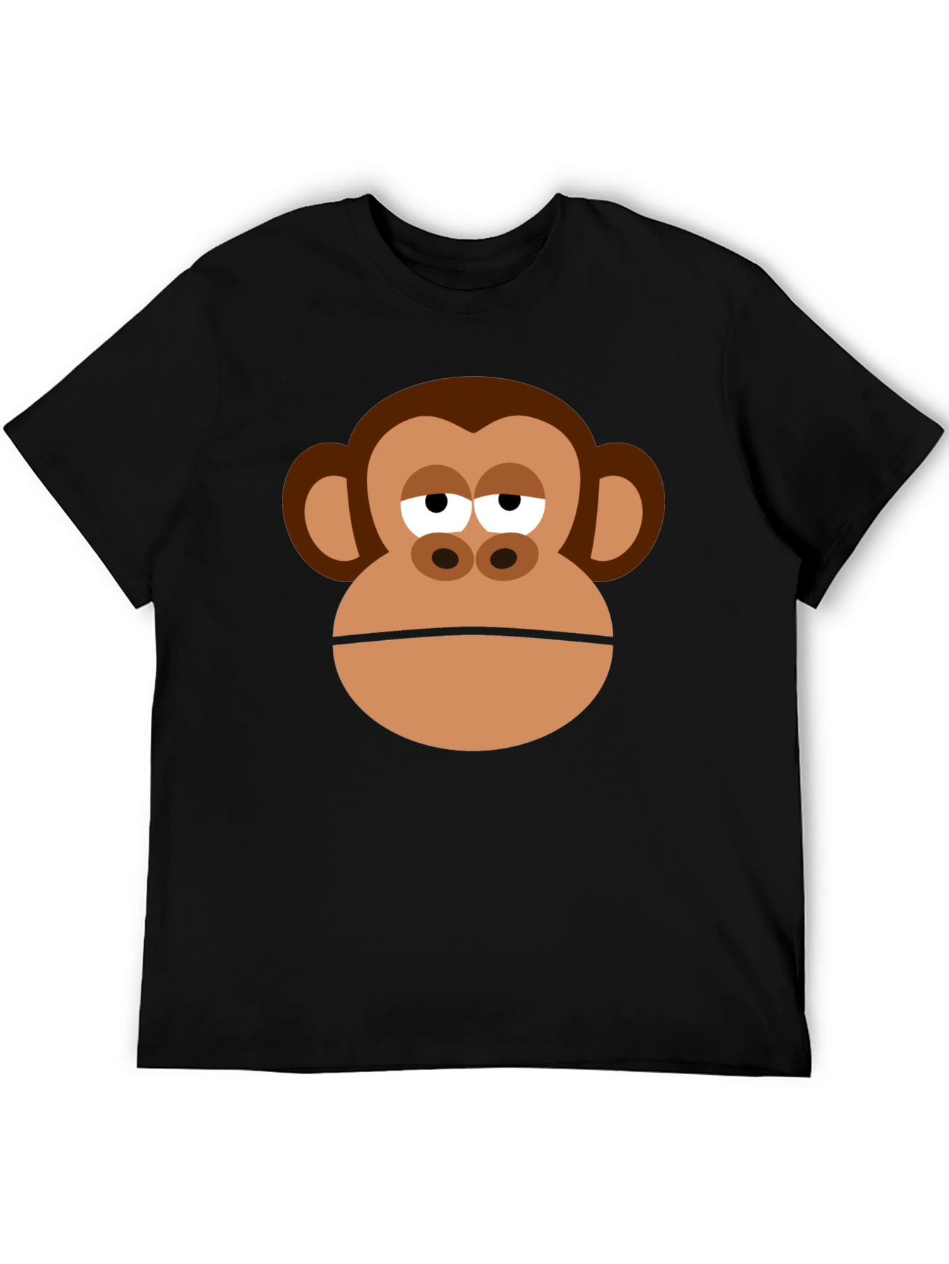 Monkey Face Graphic Tee - Funny Unisex T-Shirt