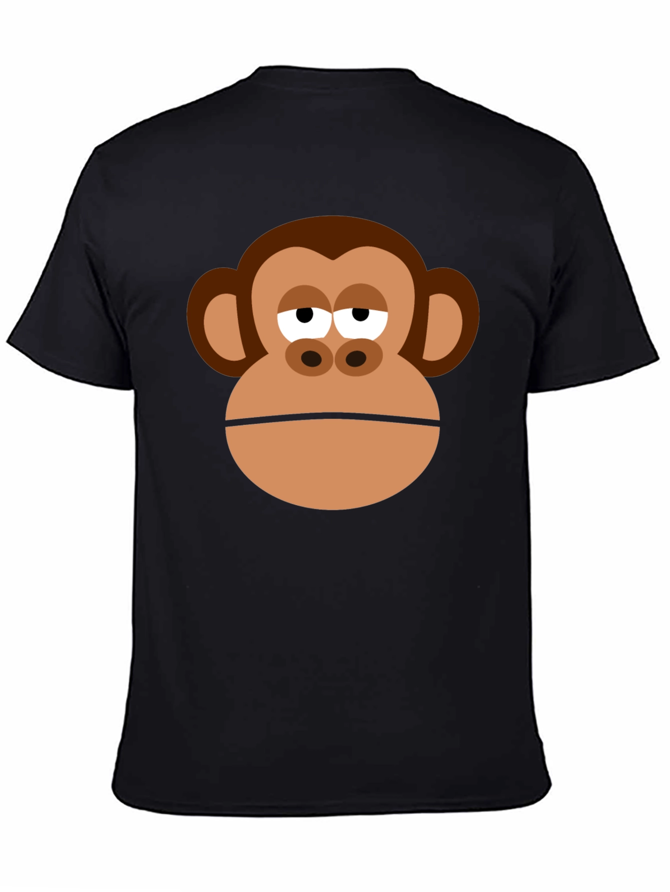 Monkey Face Graphic Tee - Funny Unisex T-Shirt