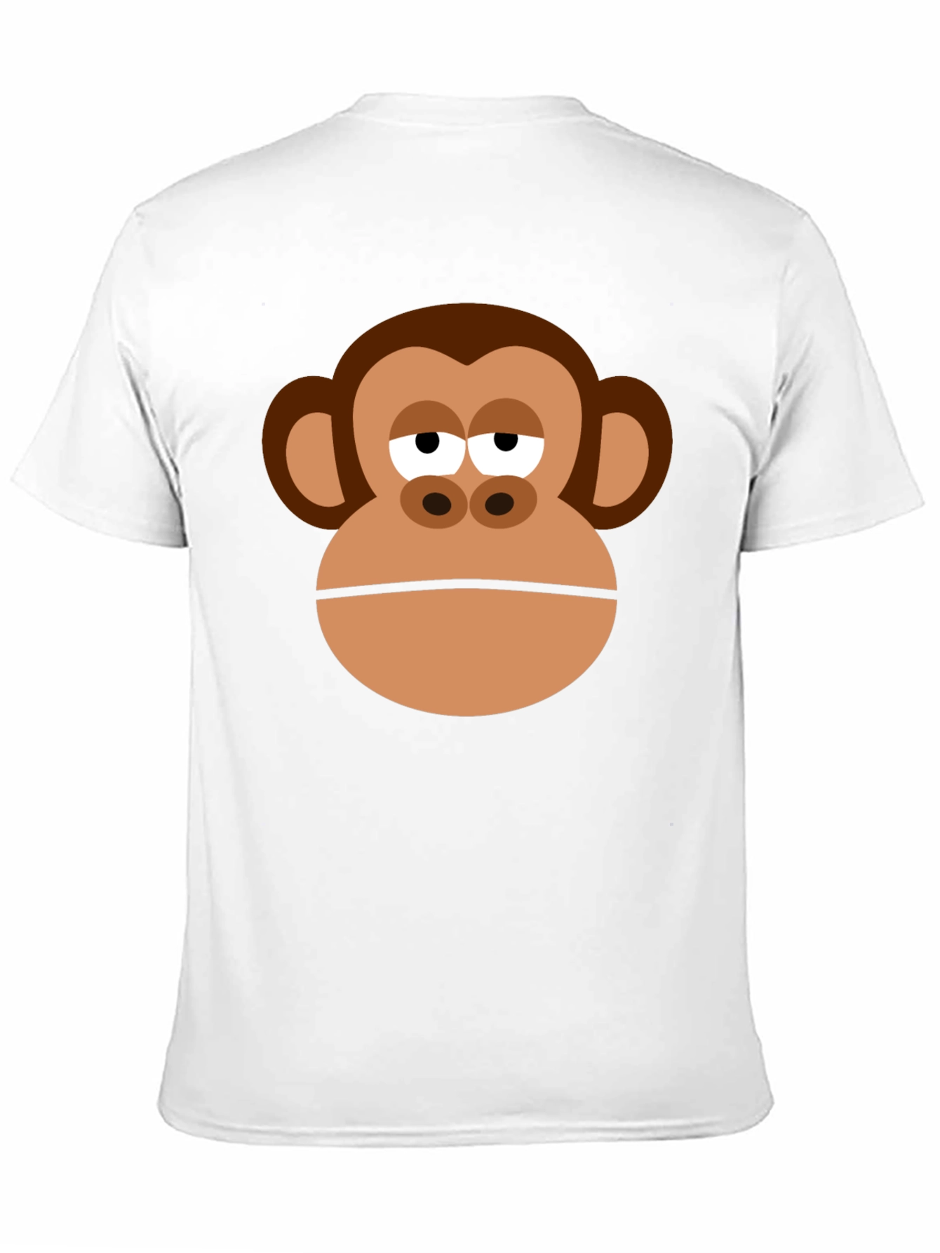 Monkey Face Graphic Tee - Funny Unisex T-Shirt