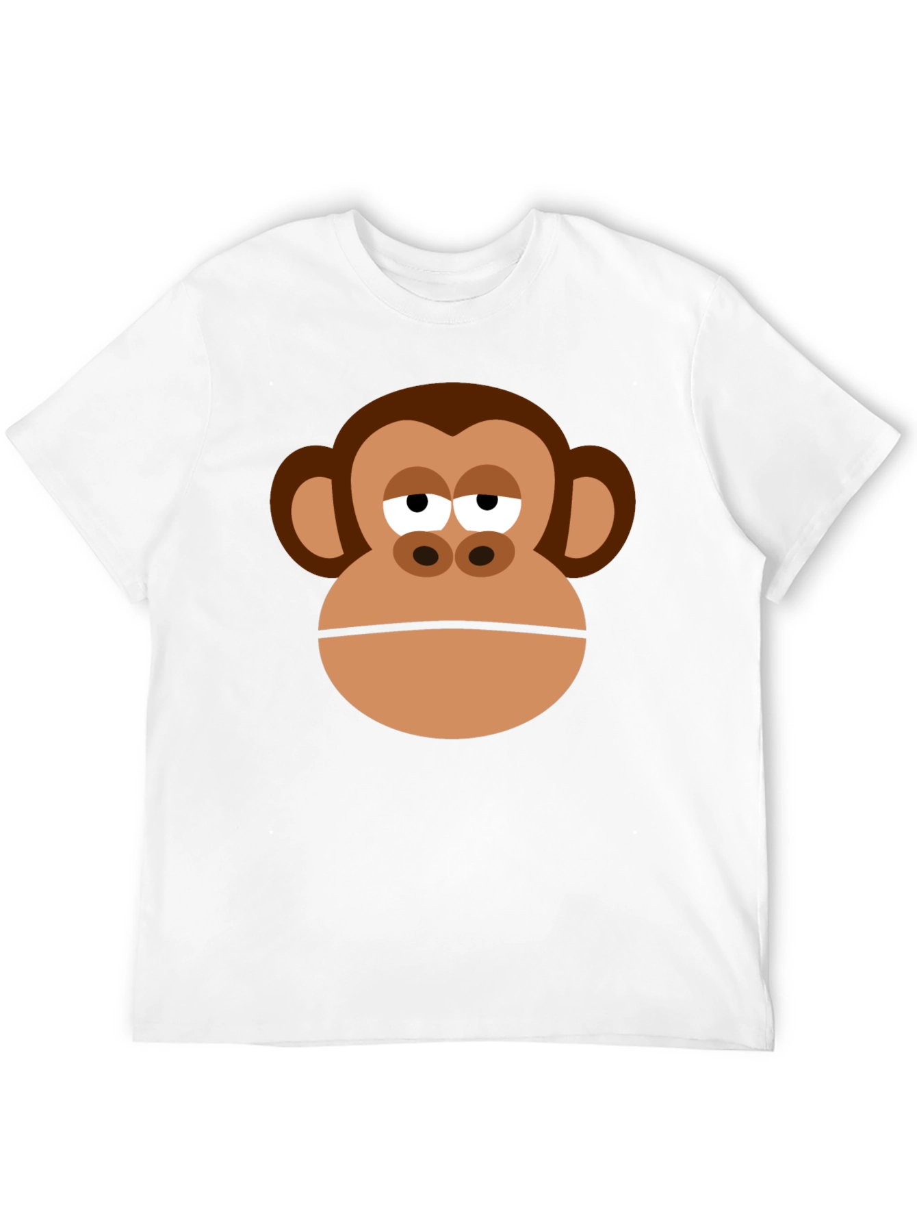 Monkey Face Graphic Tee - Funny Unisex T-Shirt