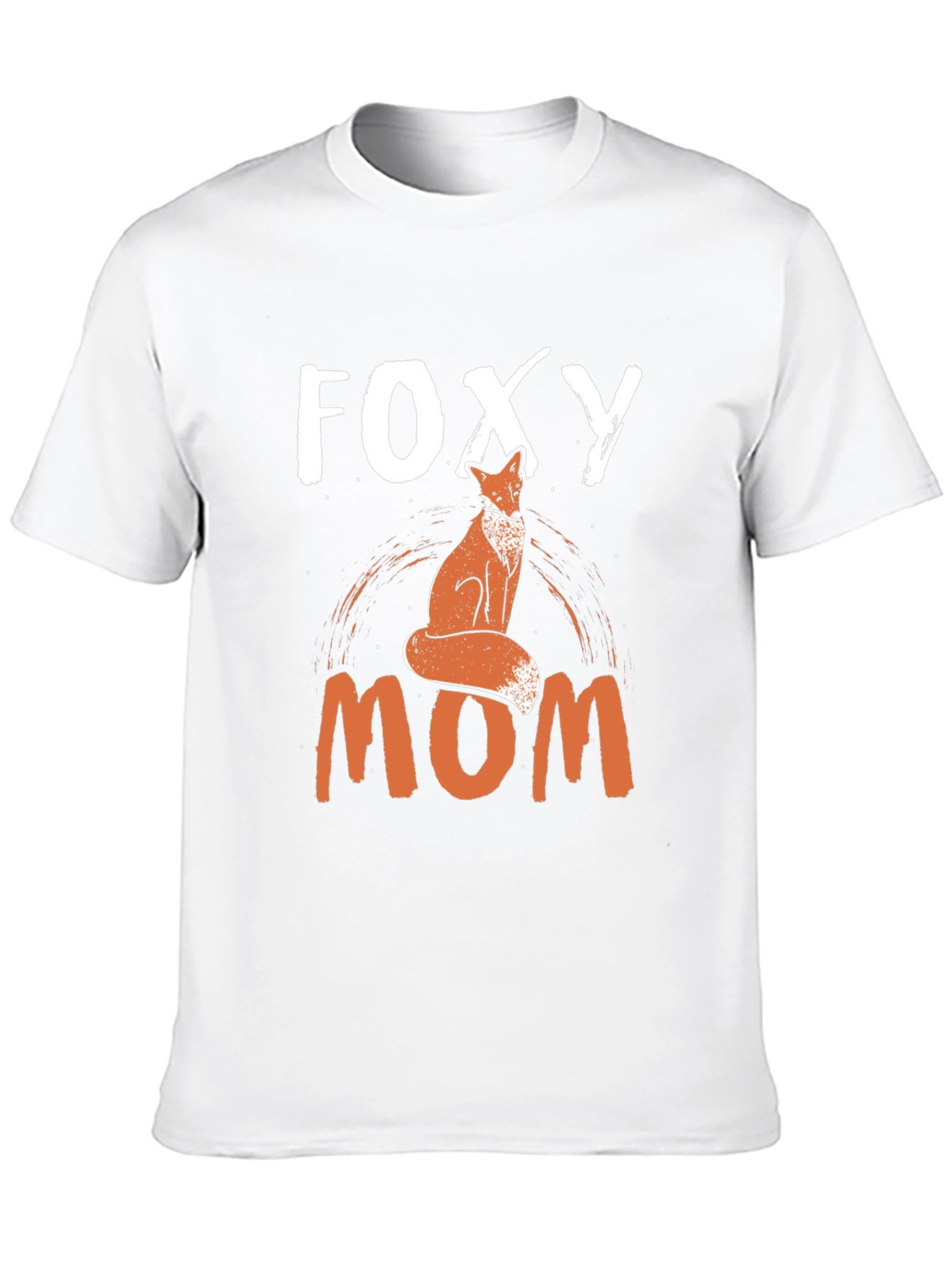 Foxy Mom Graphic Tee - Black