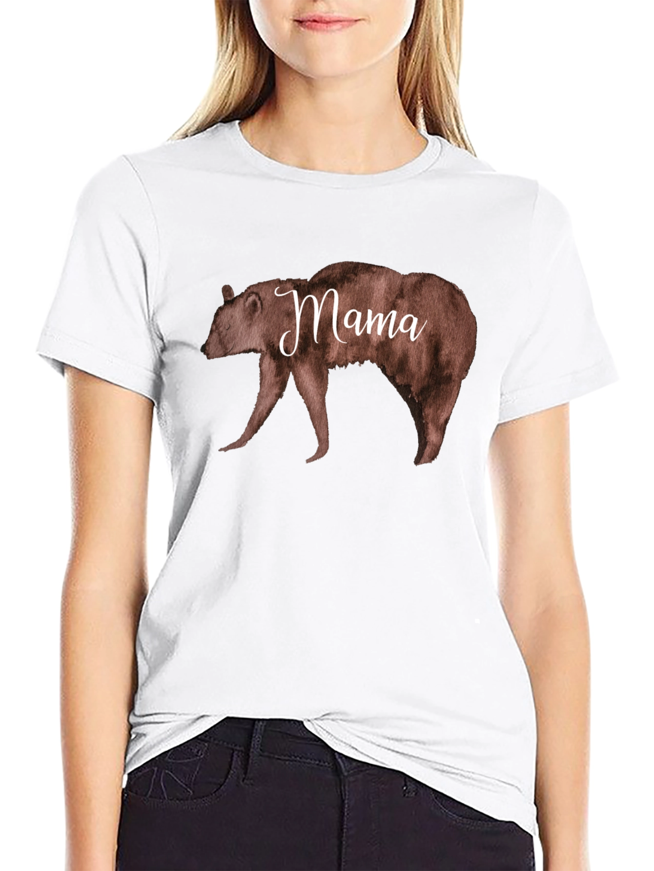 Mama Bear Graphic T-Shirt - Unisex Black Tee