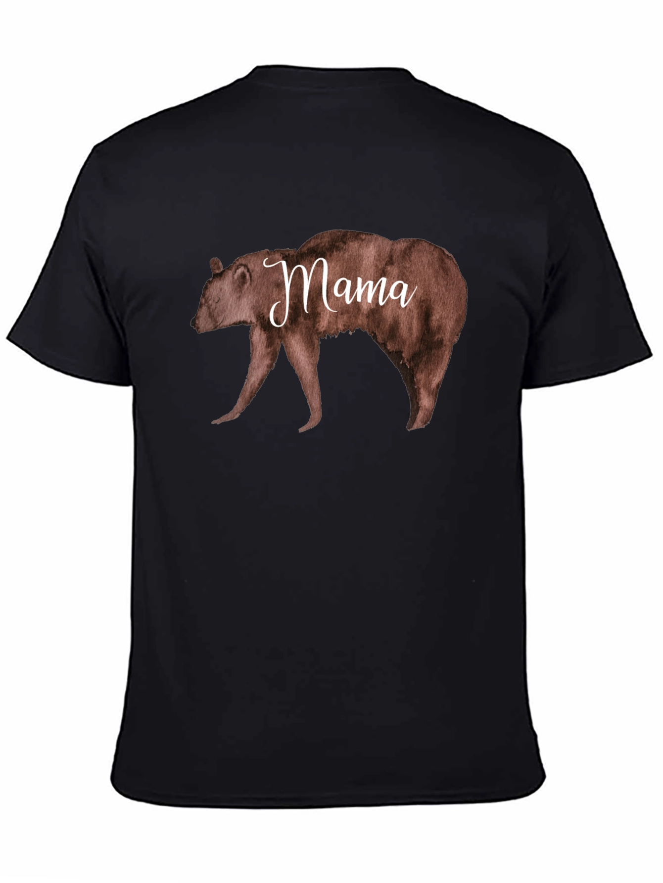 Mama Bear Graphic T-Shirt - Unisex Black Tee