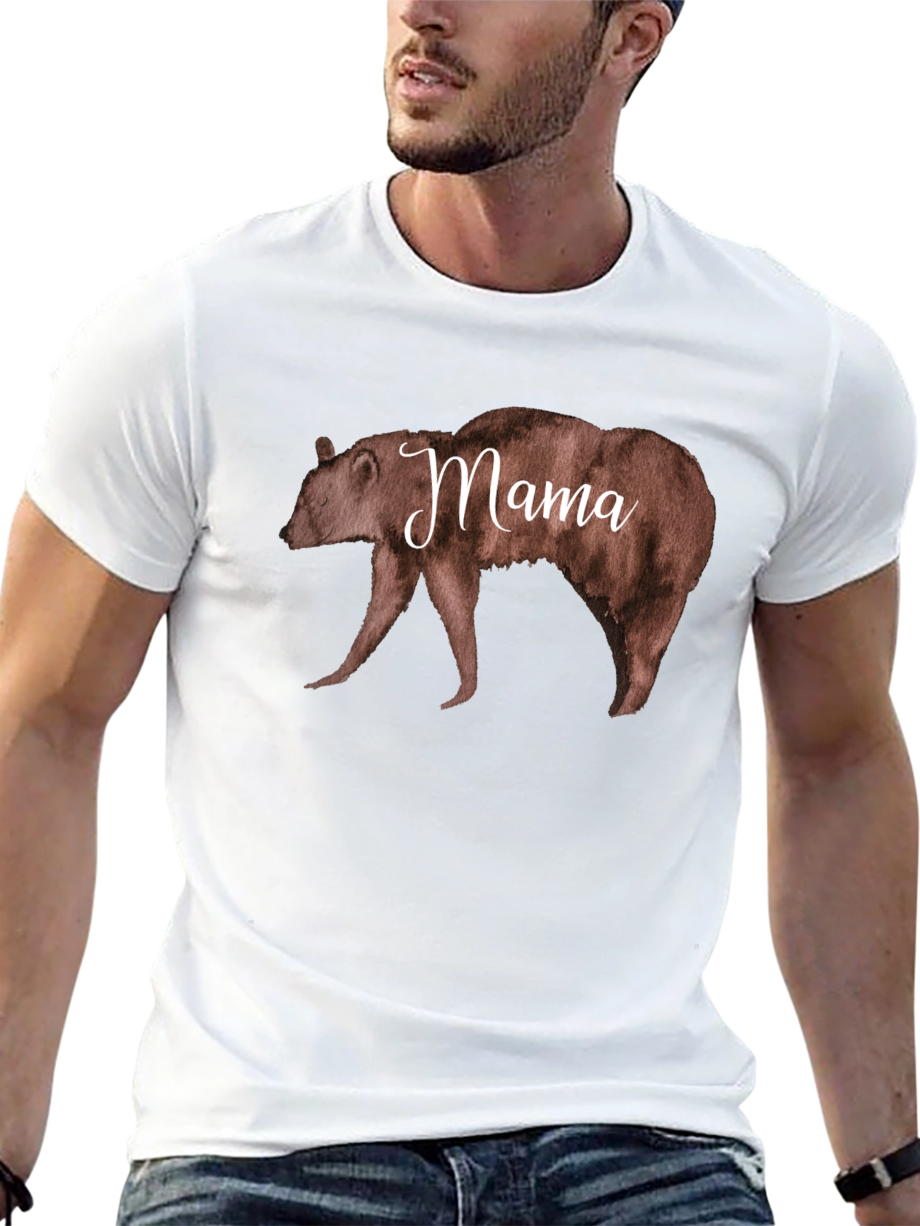 Mama Bear Graphic T-Shirt - Unisex Black Tee