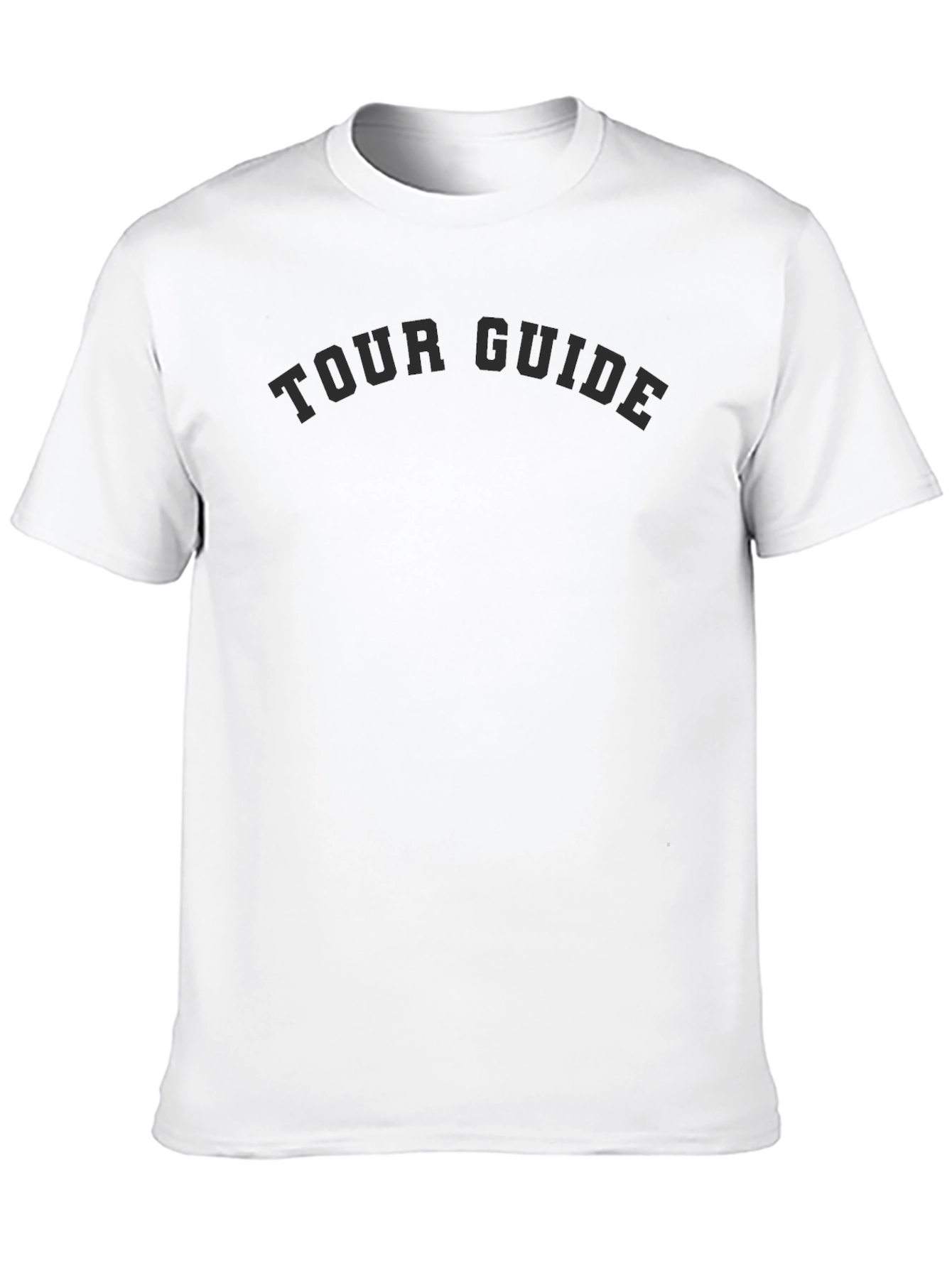 Tour Guide T-Shirt Crew Neck Short Sleeve