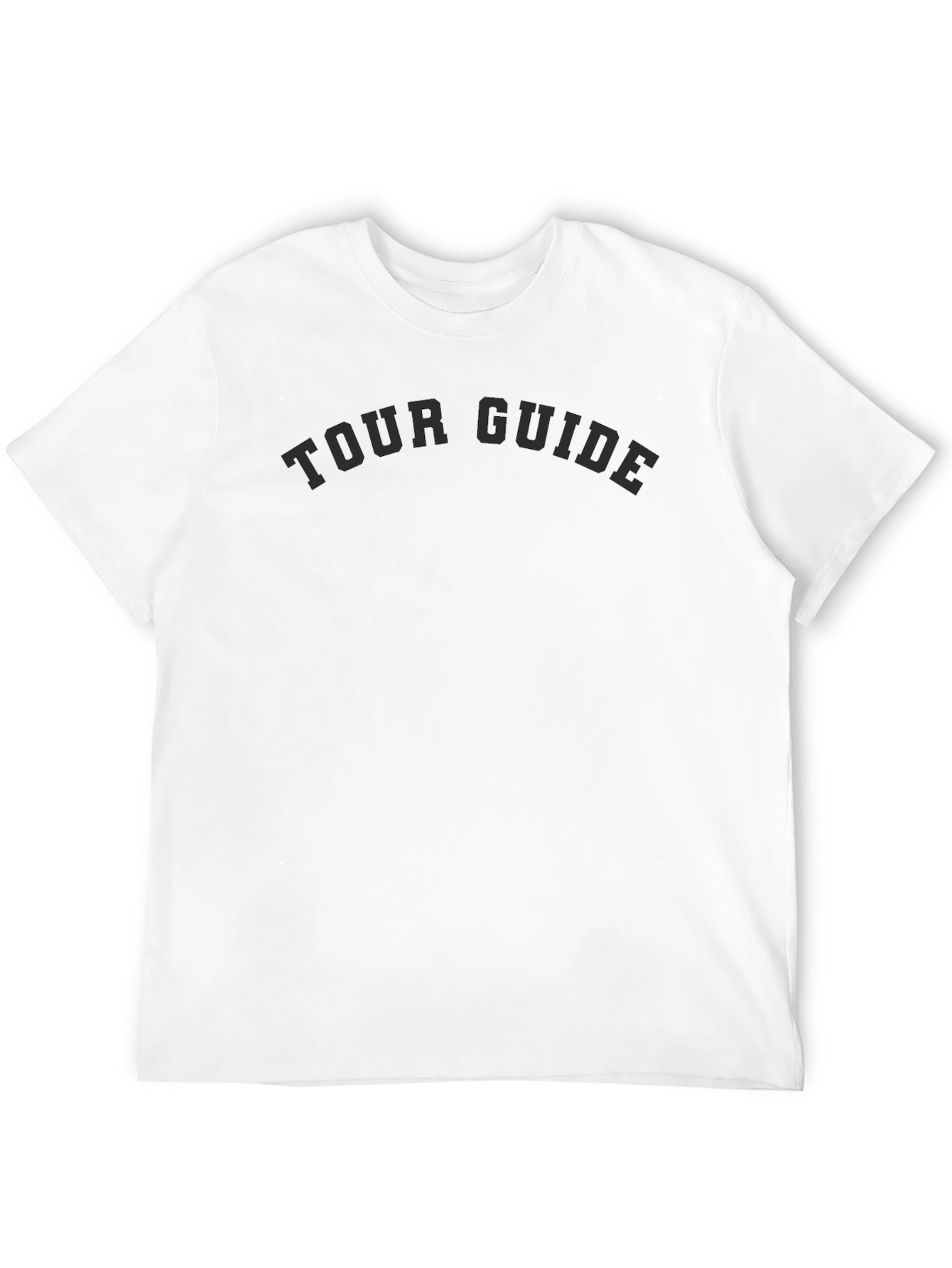 Tour Guide T-Shirt Crew Neck Short Sleeve