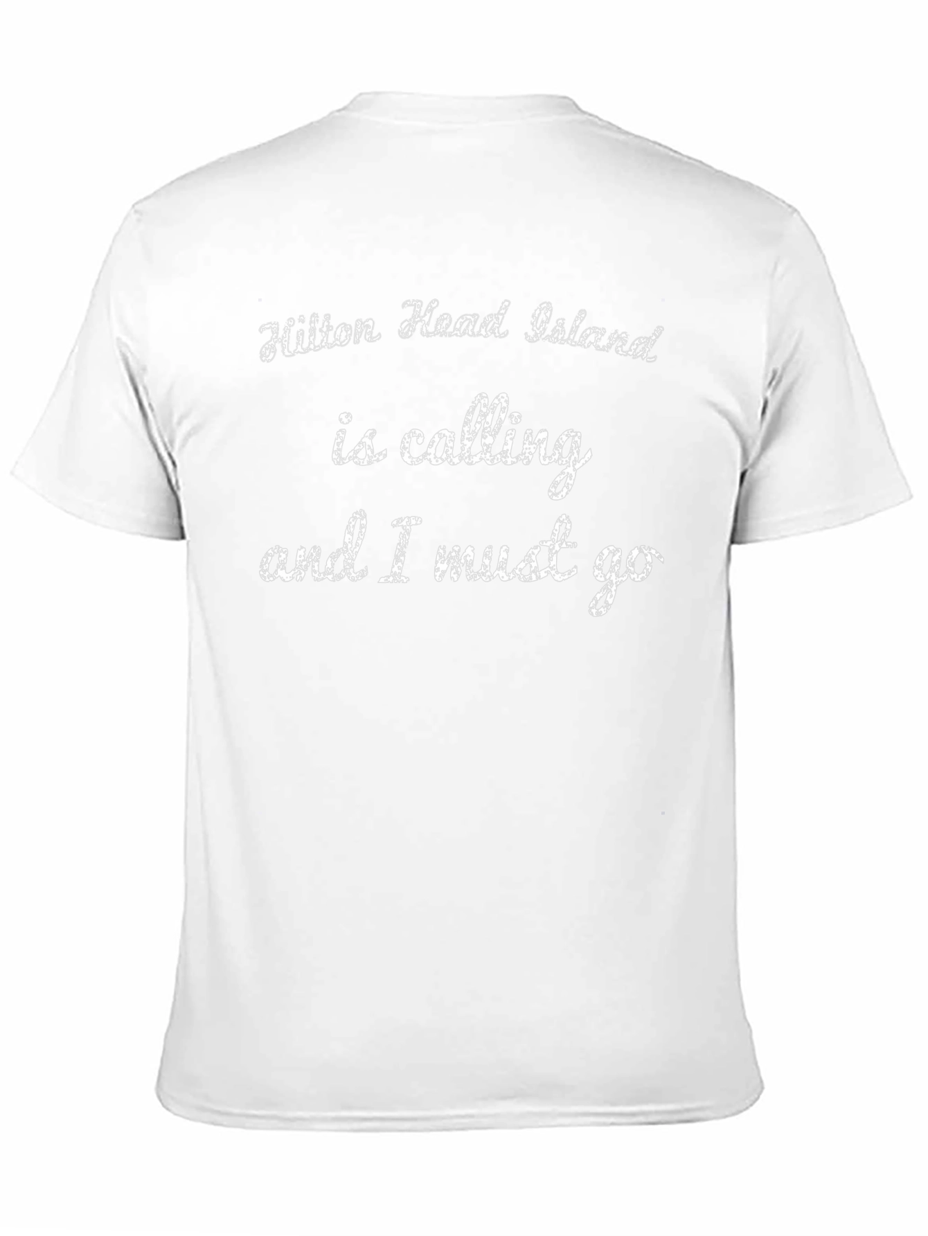 Hilton Head Island Calling Mens Black T-Shirt