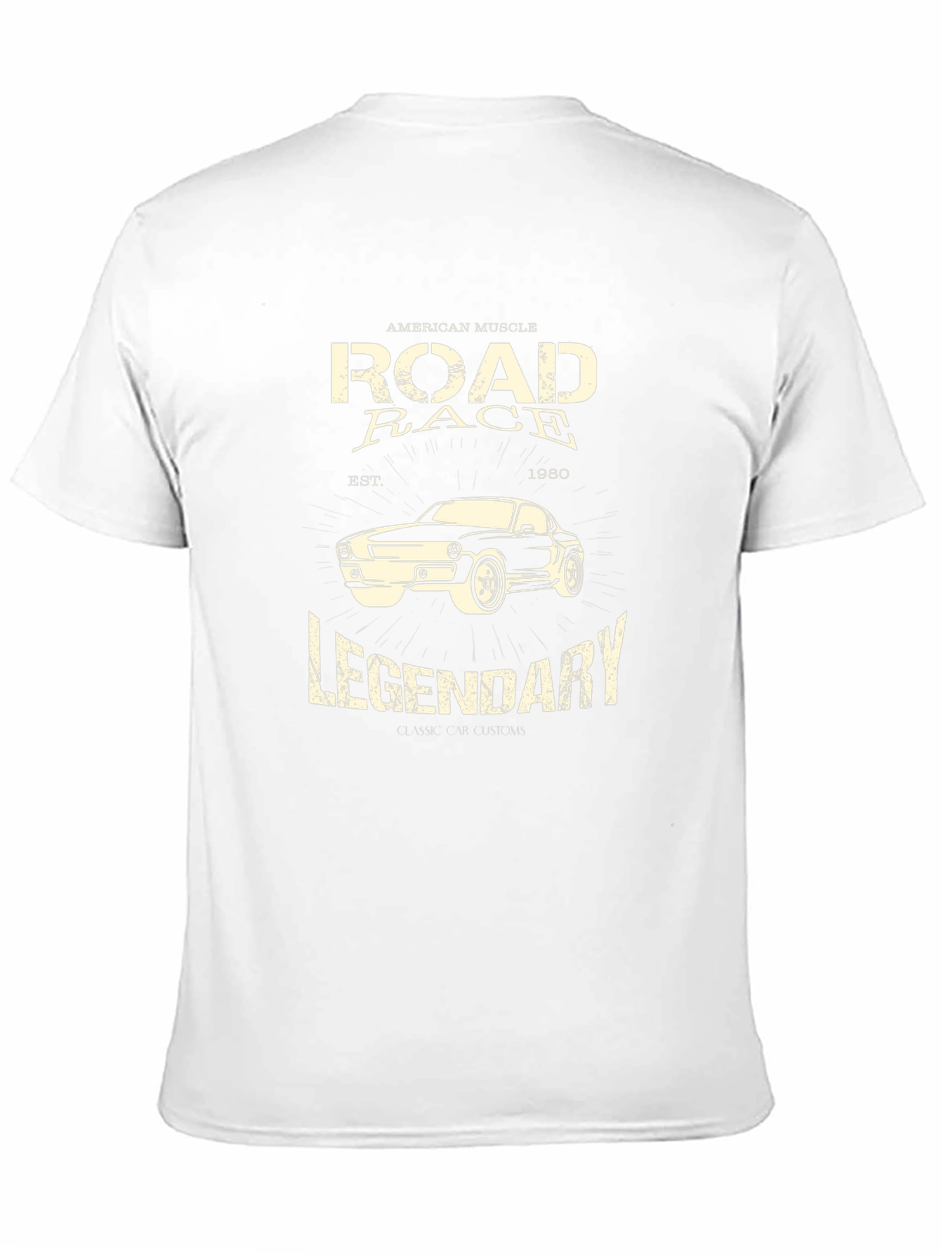 Road Race Legendary T-Shirt - Classic Muscle Car Design