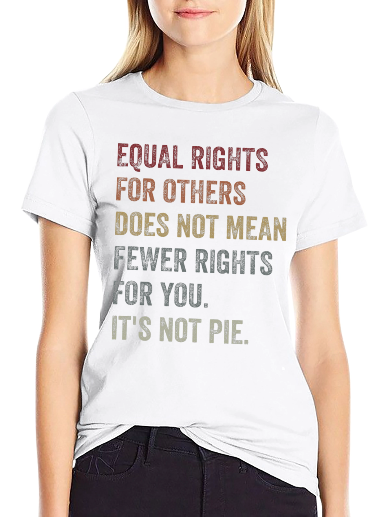 Equal Rights Graphic Tee - Black Unisex