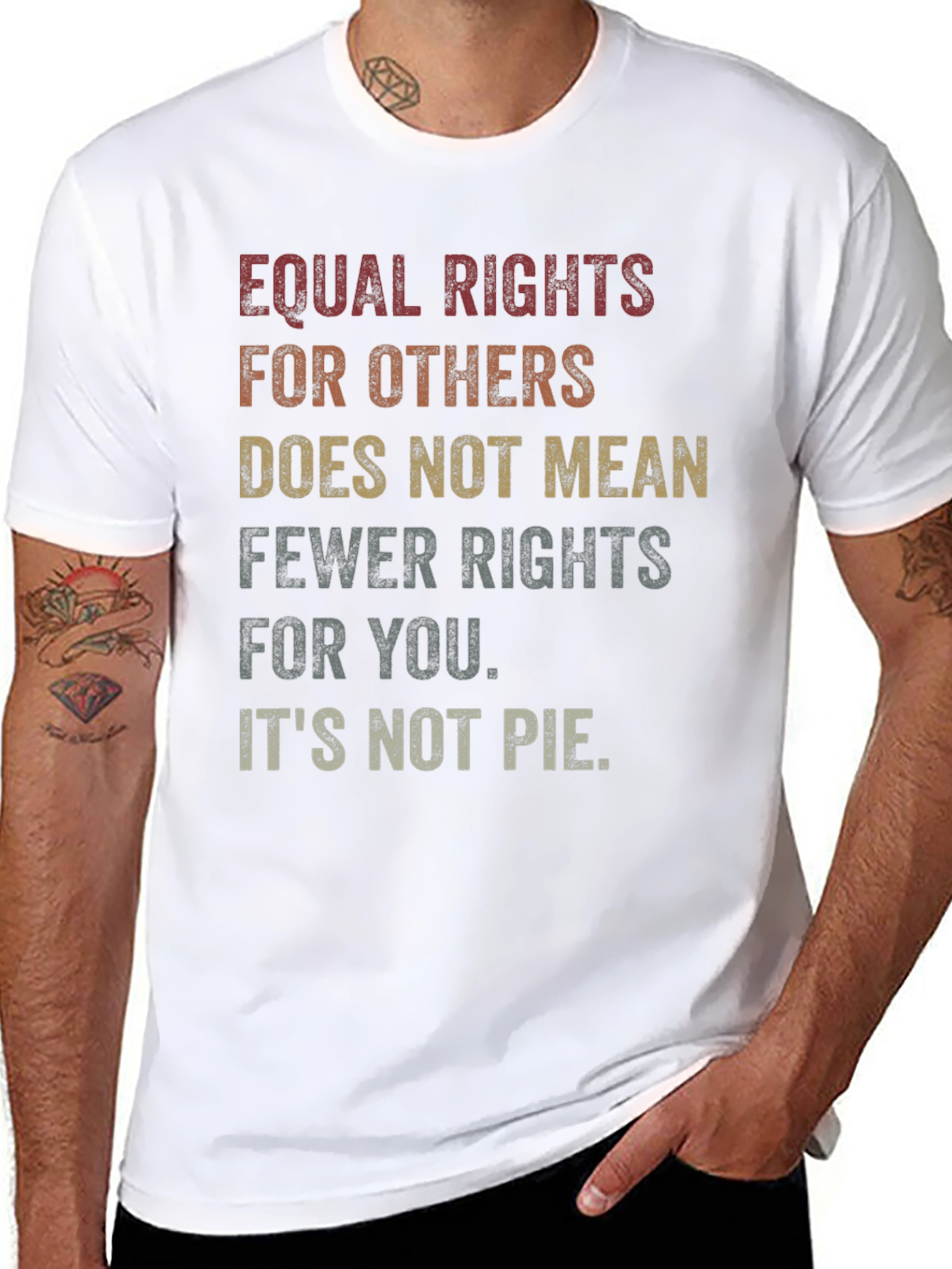 Equal Rights Graphic Tee - Black Unisex