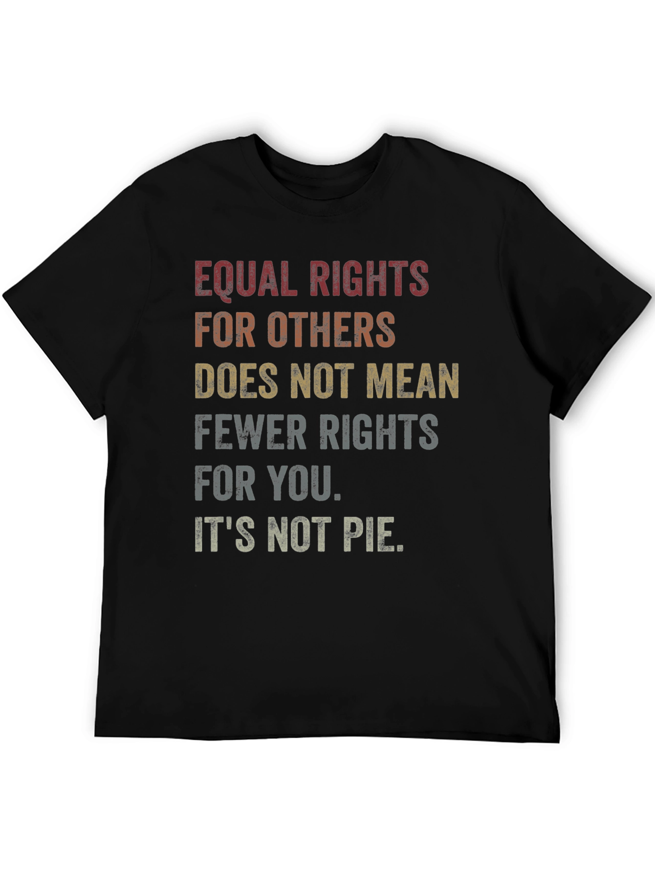 Equal Rights Graphic Tee - Black Unisex