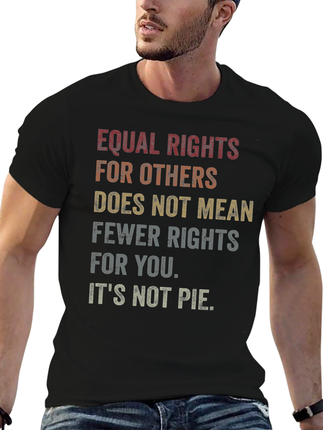 Equal Rights Graphic Tee - Black Unisex