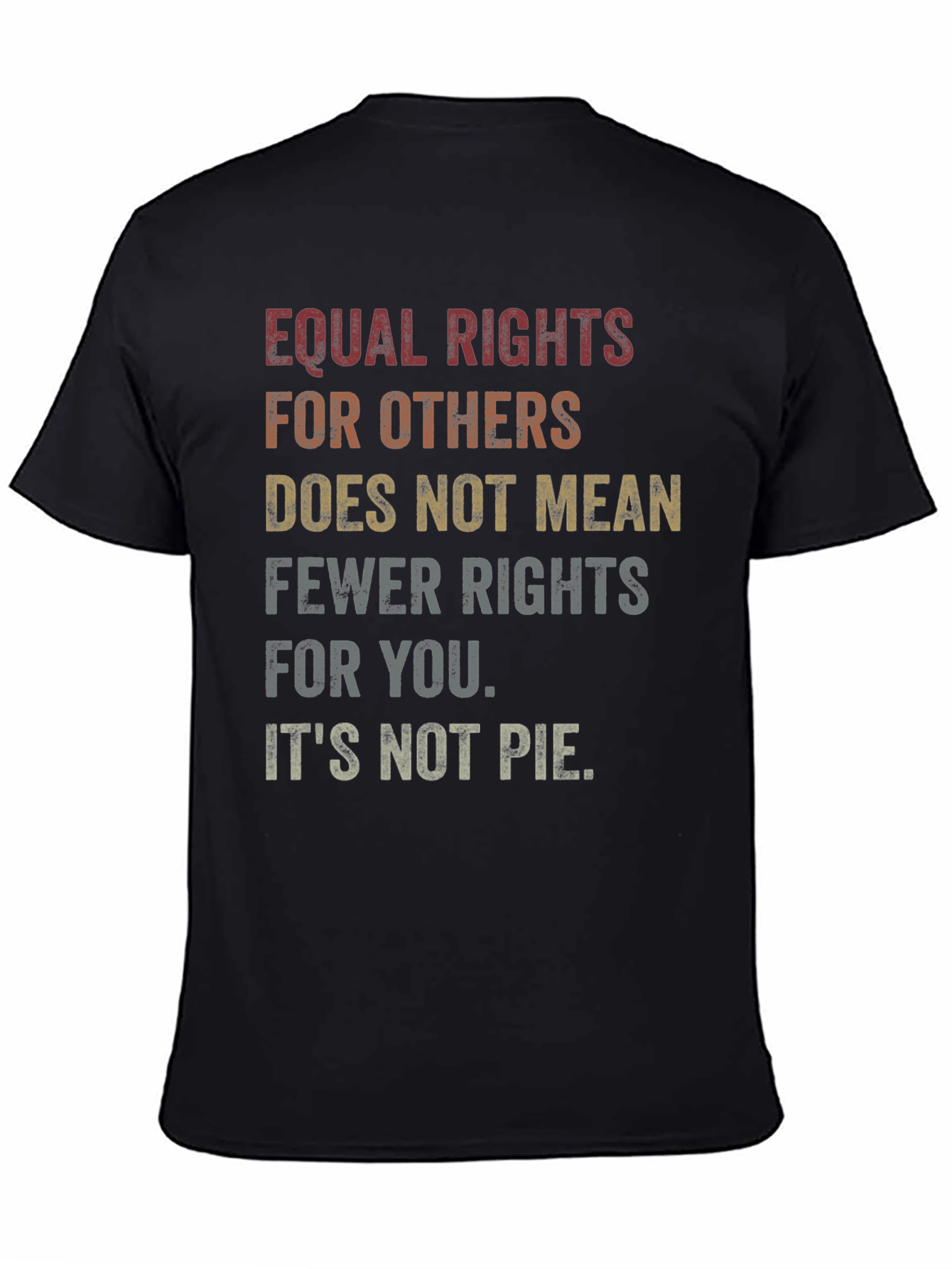 Equal Rights Graphic Tee - Black Unisex