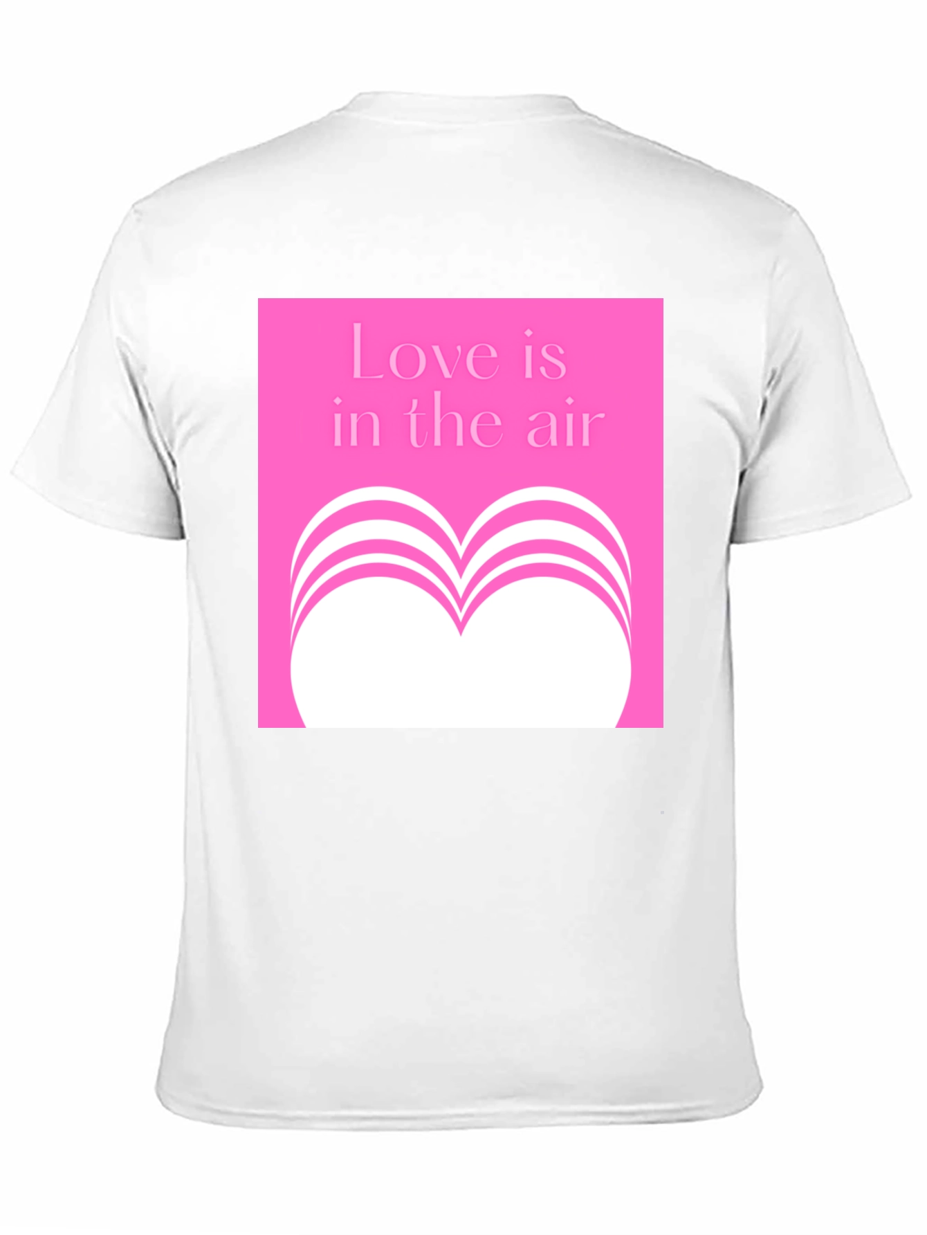 Love is in the Air Pink Graphic T-Shirt