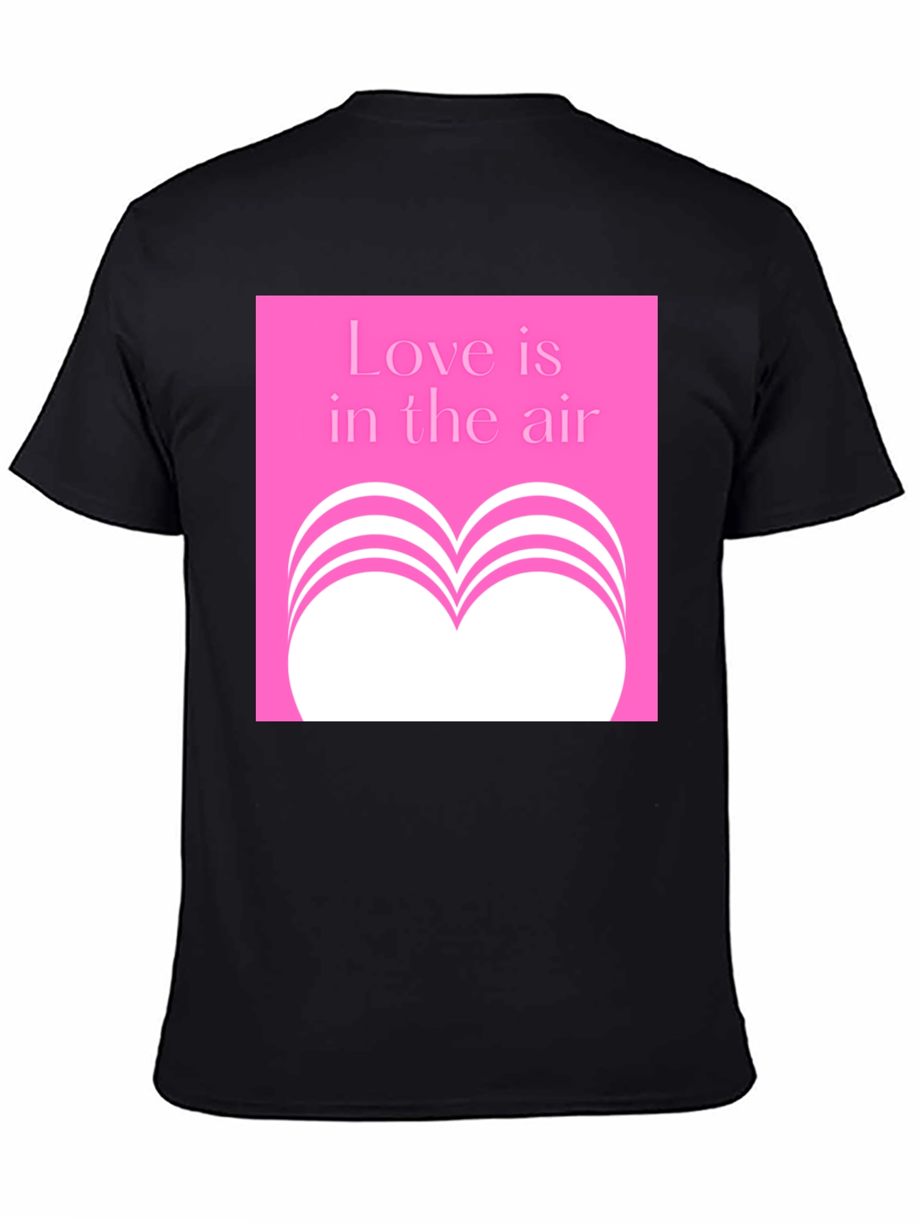 Love is in the Air Pink Graphic T-Shirt