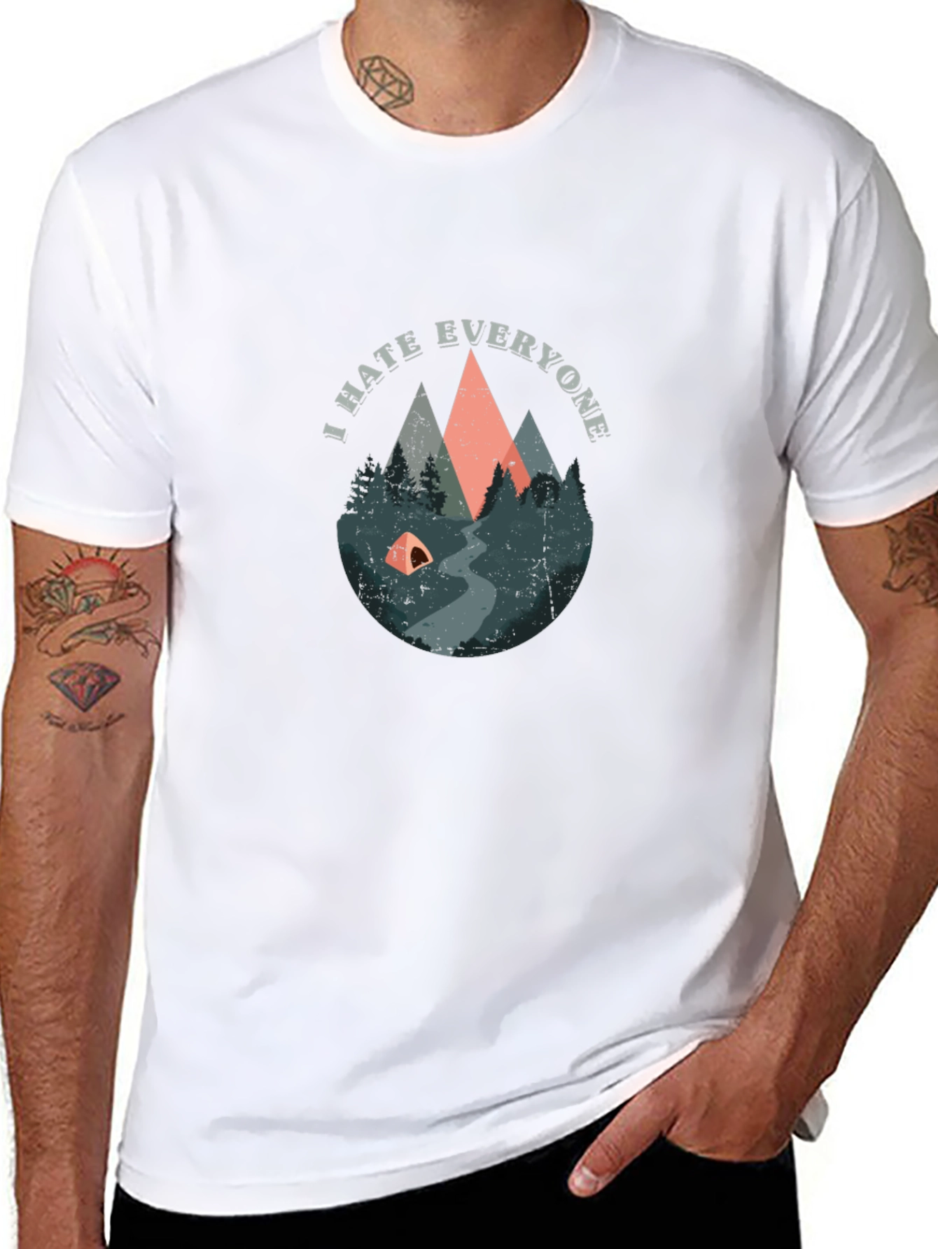 I Hate Everyone Camping T-Shirt