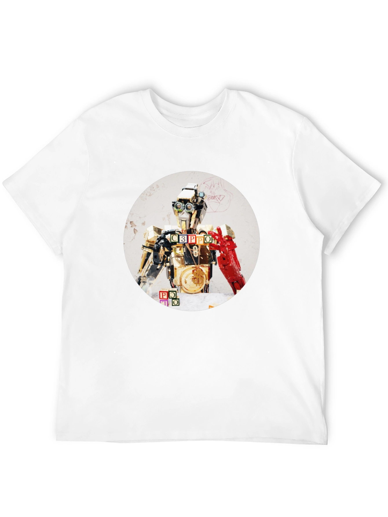 Robot T-Shirt - C3PPO Parody