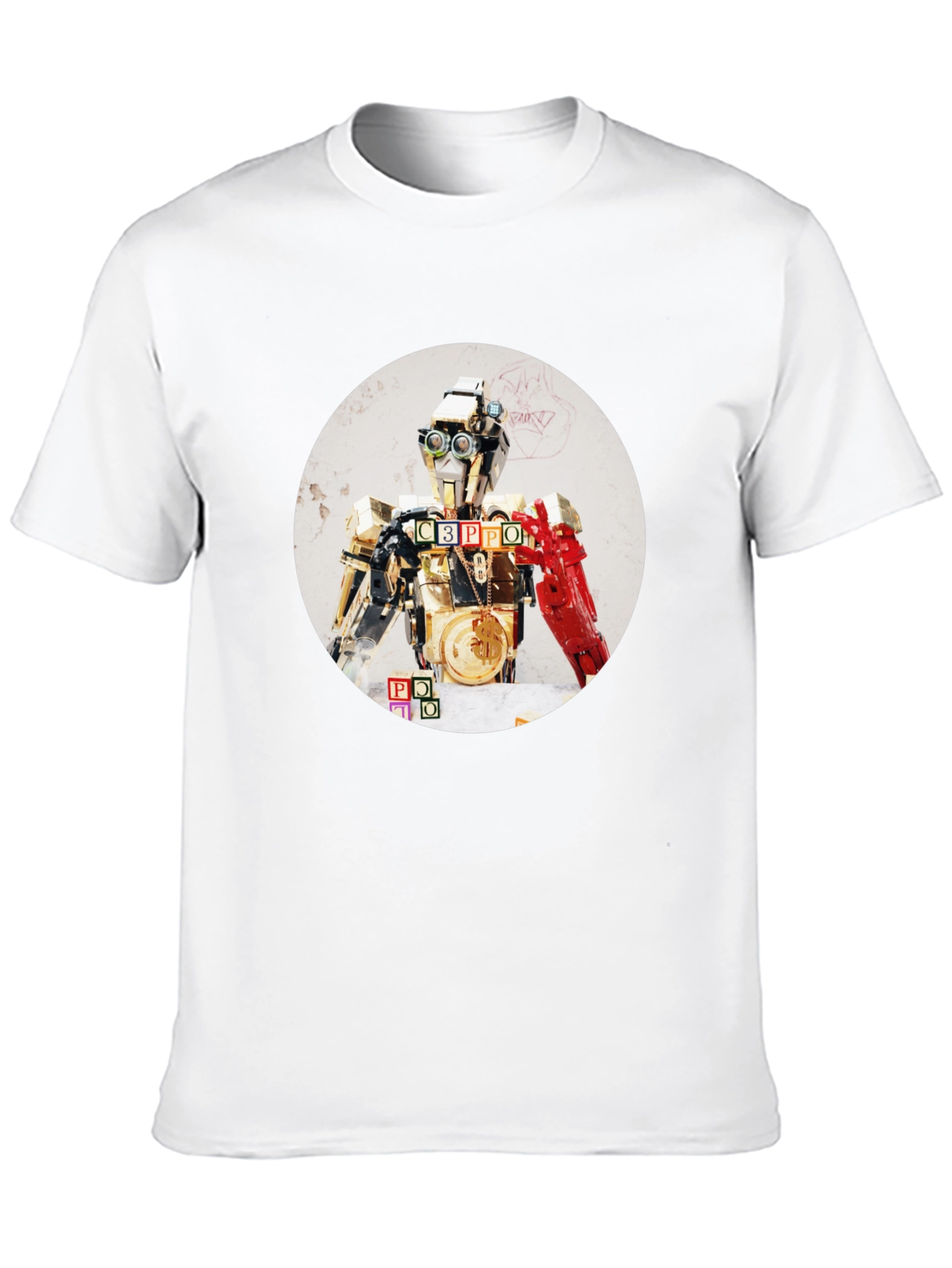 Robot T-Shirt - C3PPO Parody