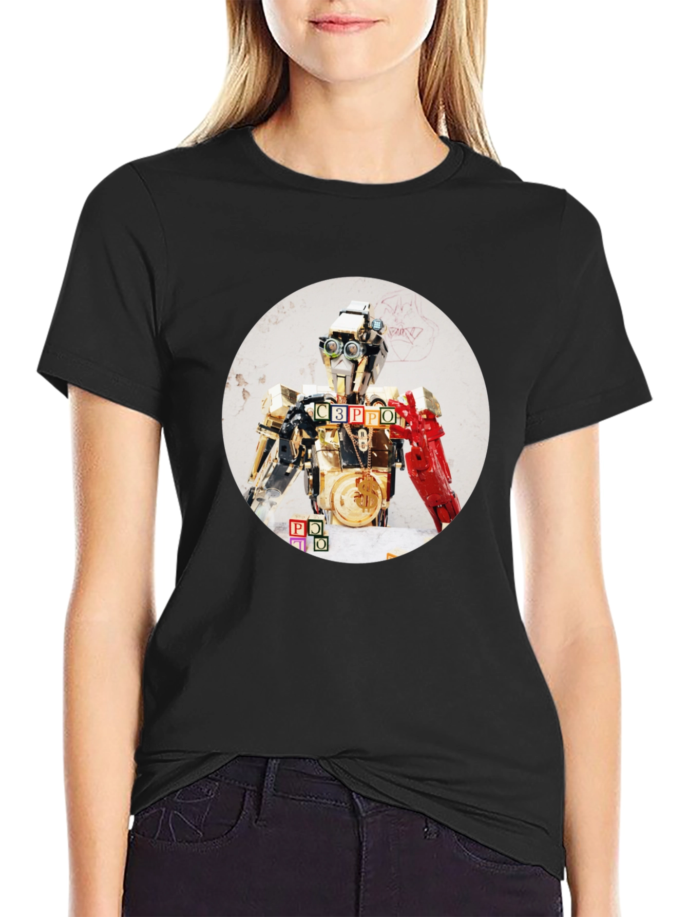 Robot T-Shirt - C3PPO Parody