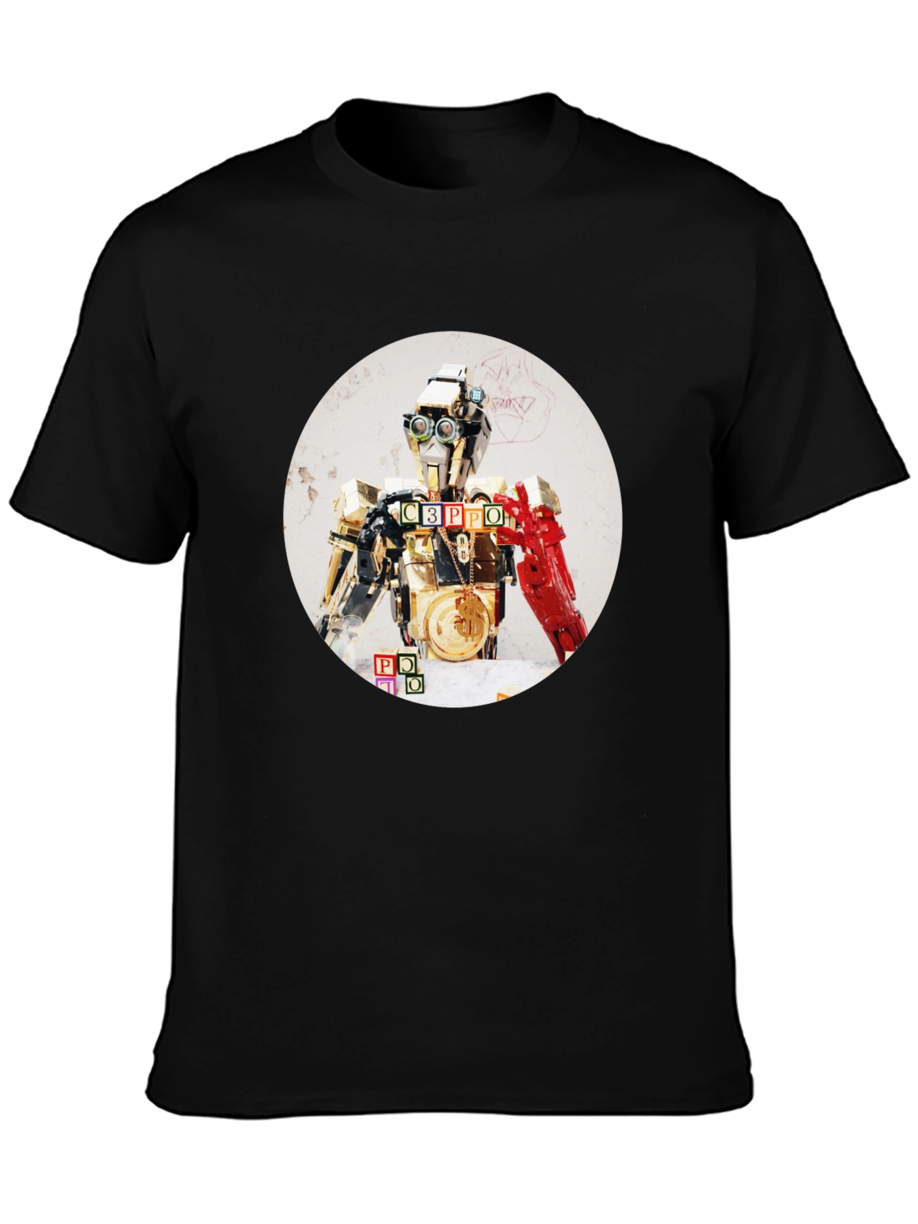 Robot T-Shirt - C3PPO Parody
