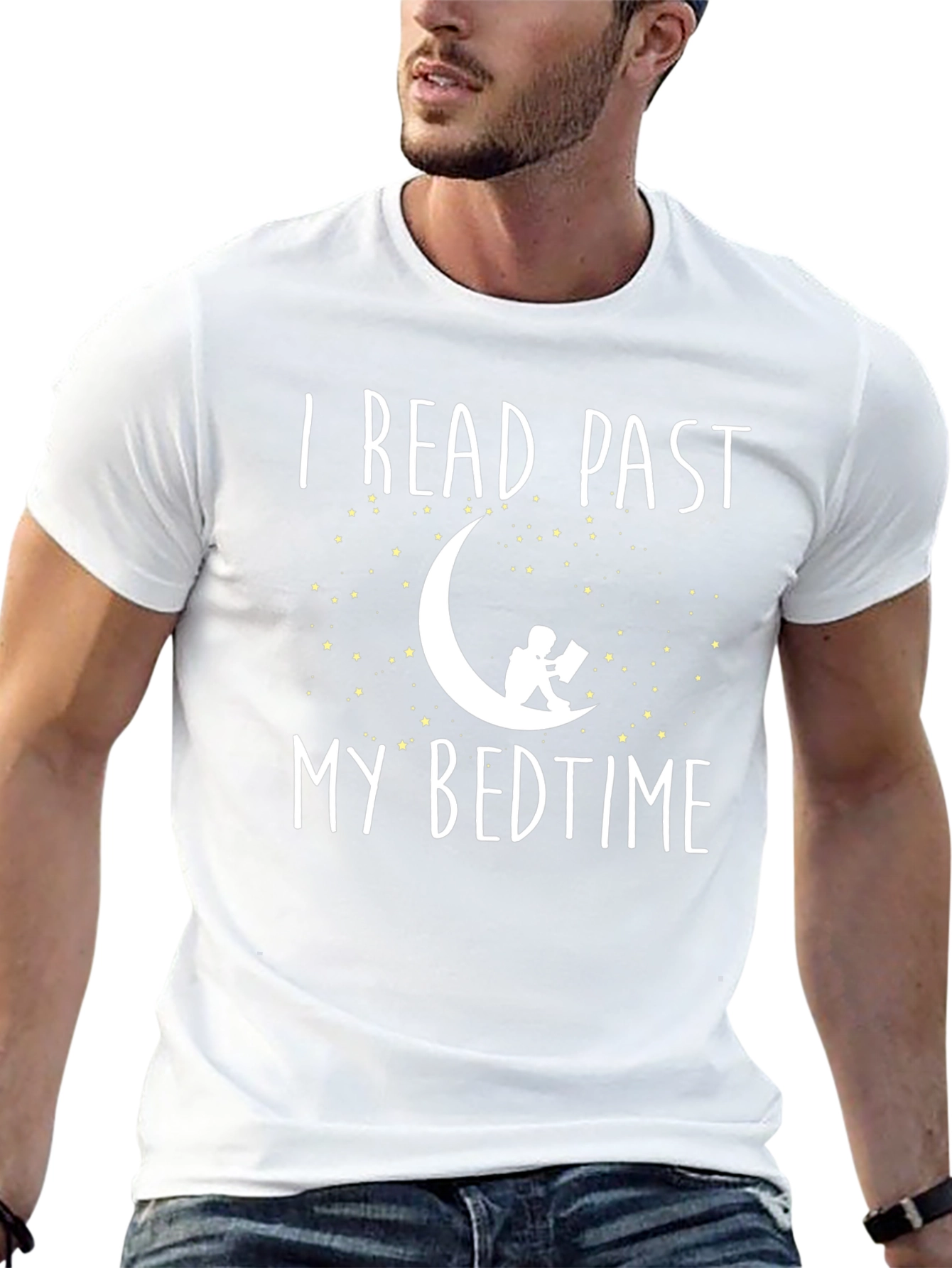 I Read Past My Bedtime T-Shirt Book Lover Tee