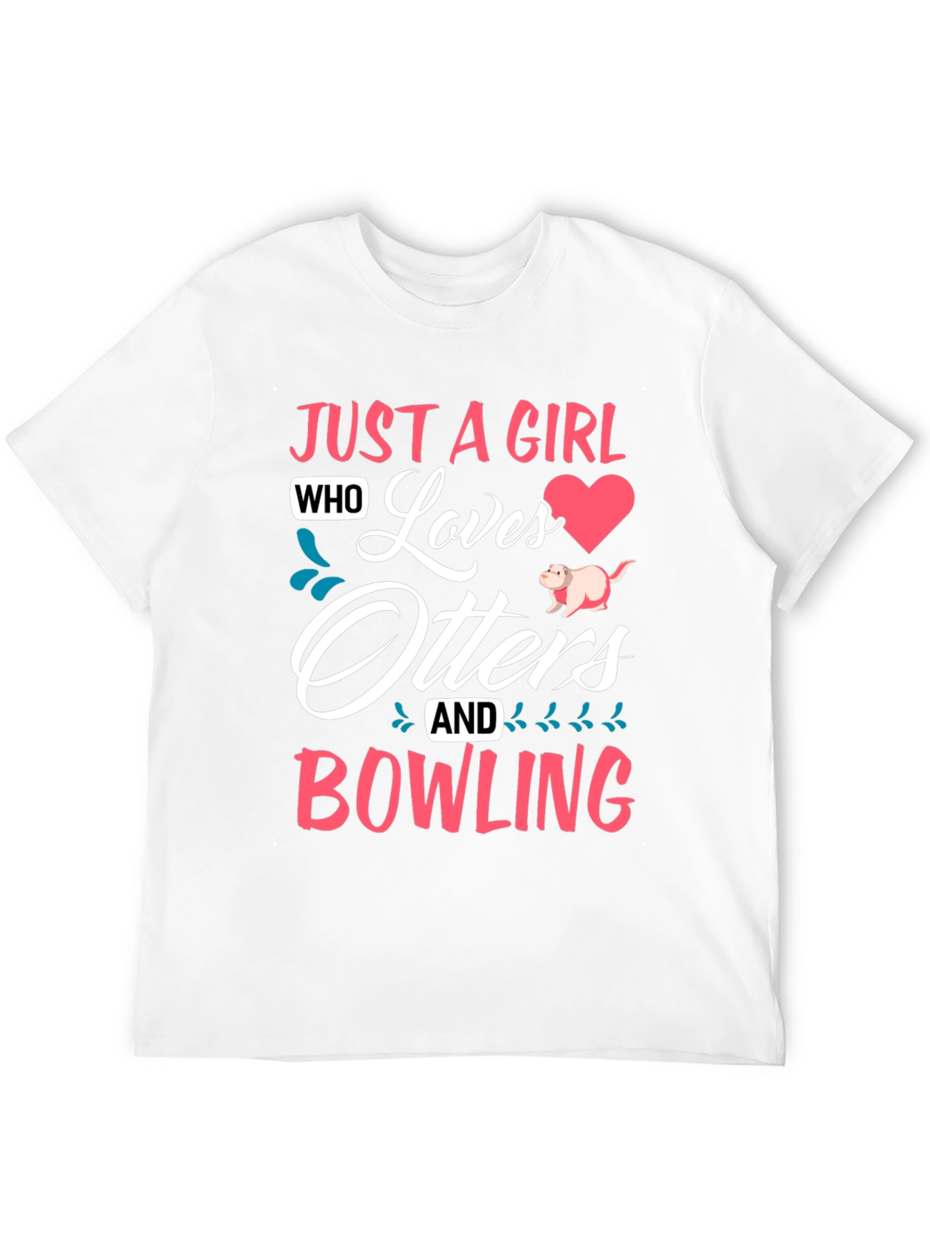 Otters and Bowling Graphic T-Shirt