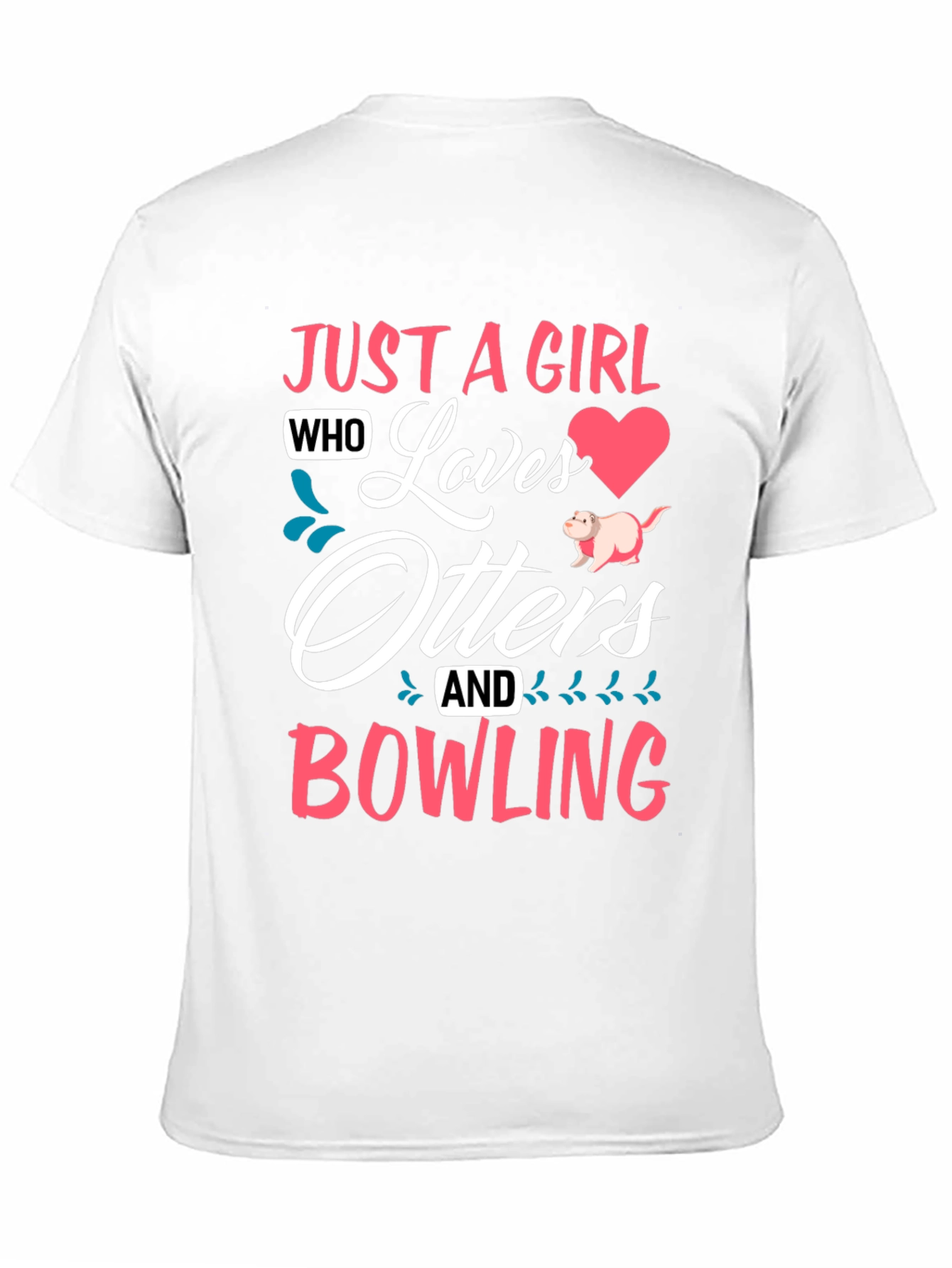 Otters and Bowling Graphic T-Shirt