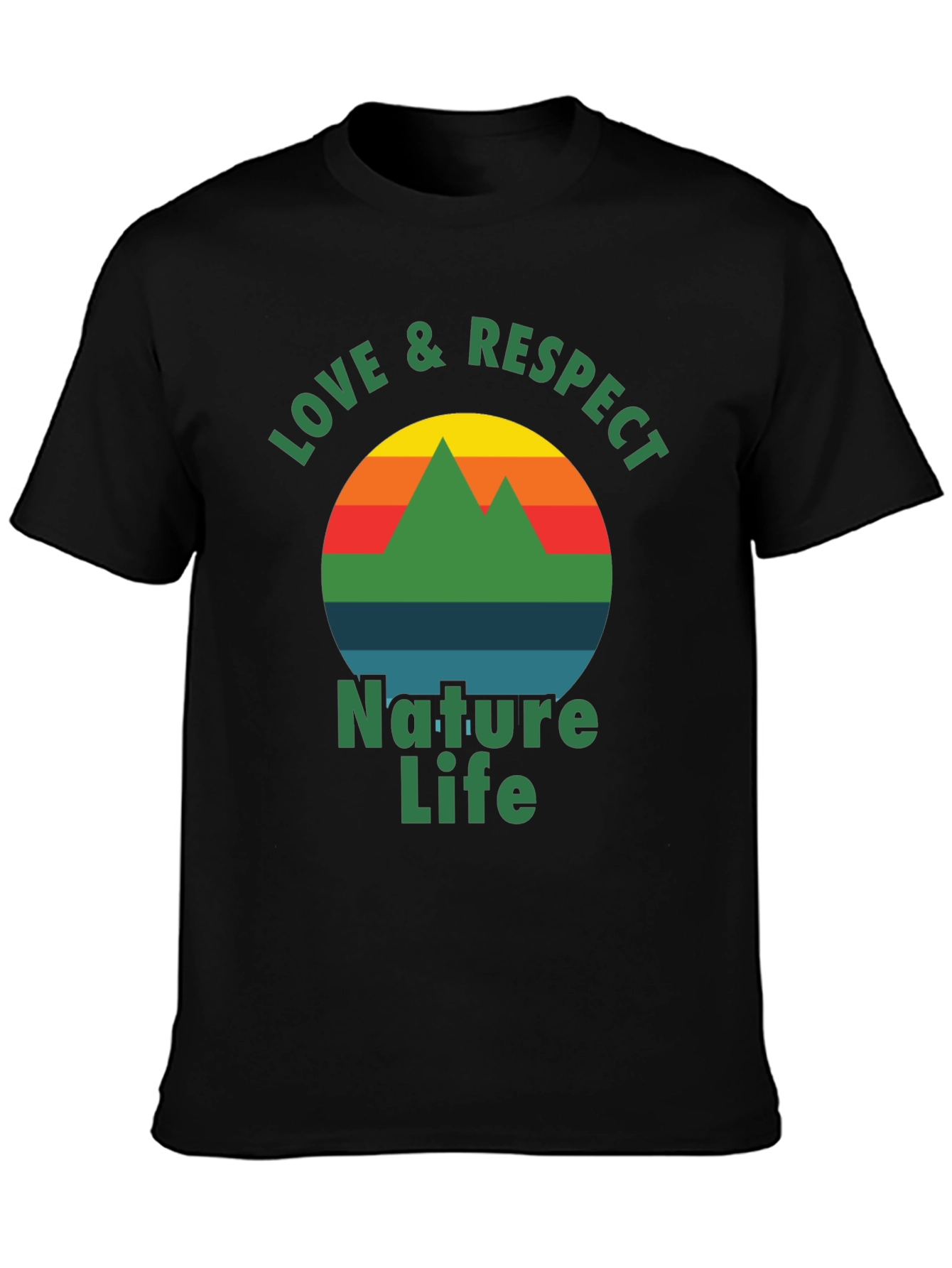 Nature Life Graphic Tee - Love & Respect