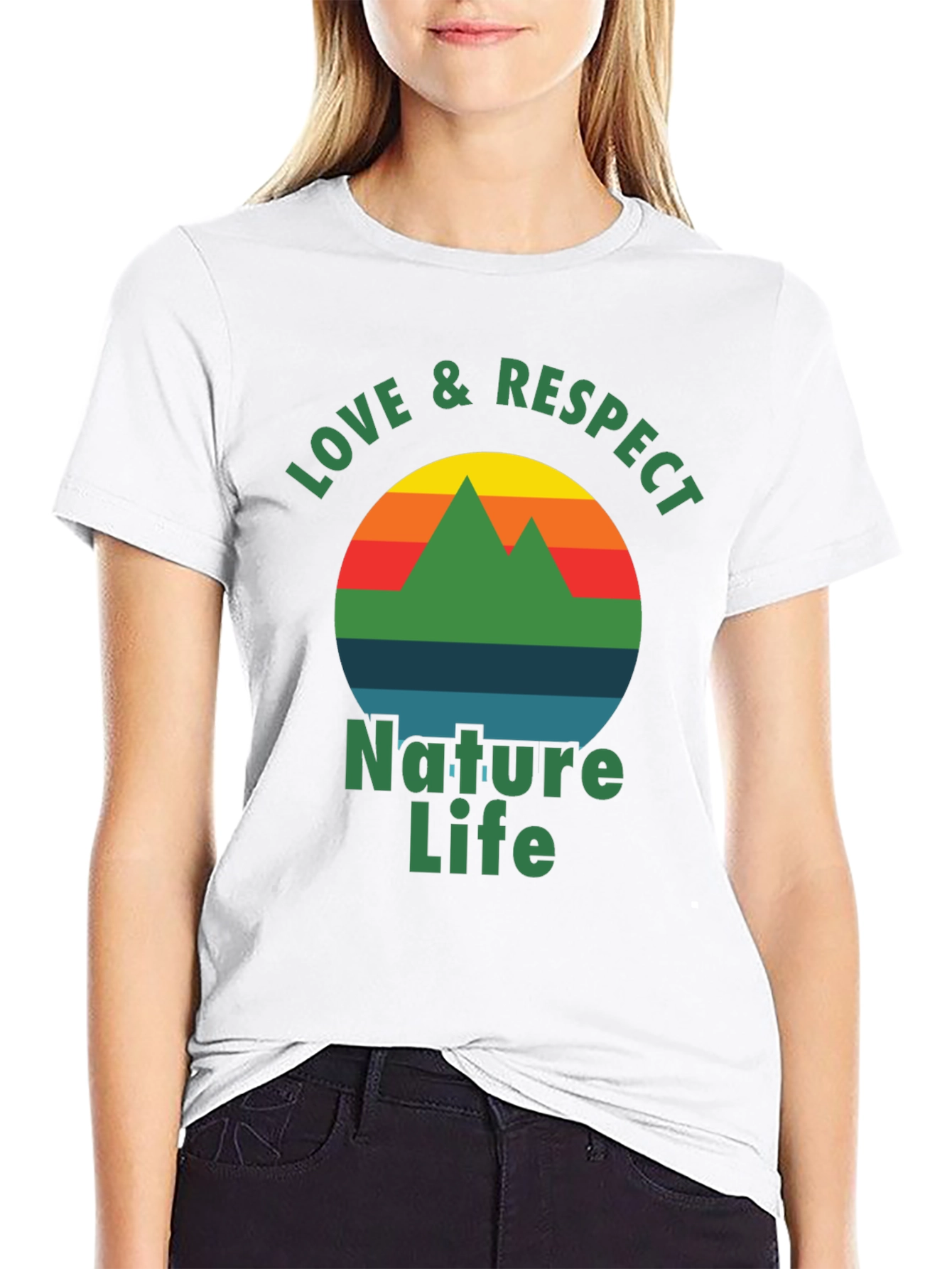Nature Life Graphic Tee - Love & Respect