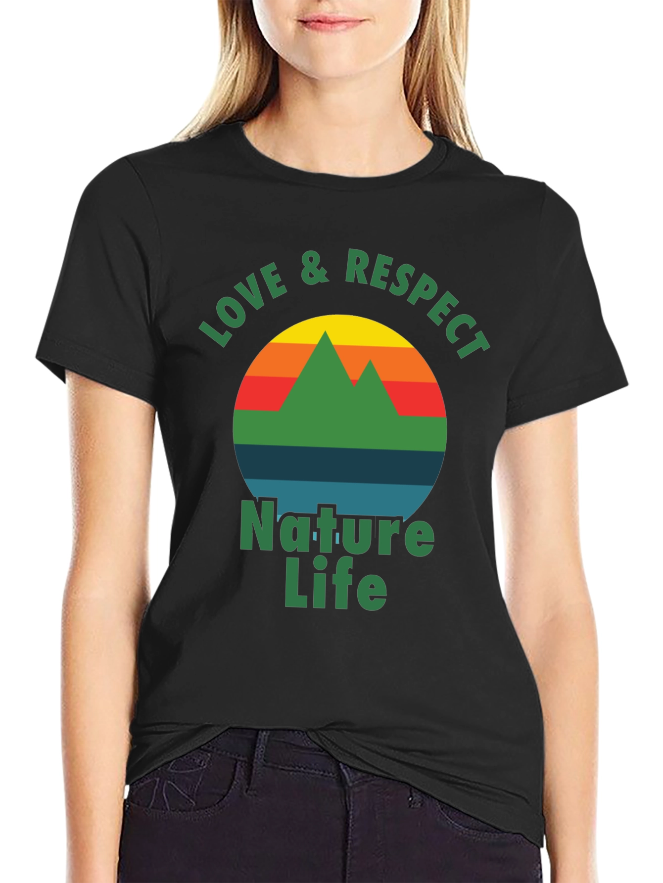 Nature Life Graphic Tee - Love & Respect