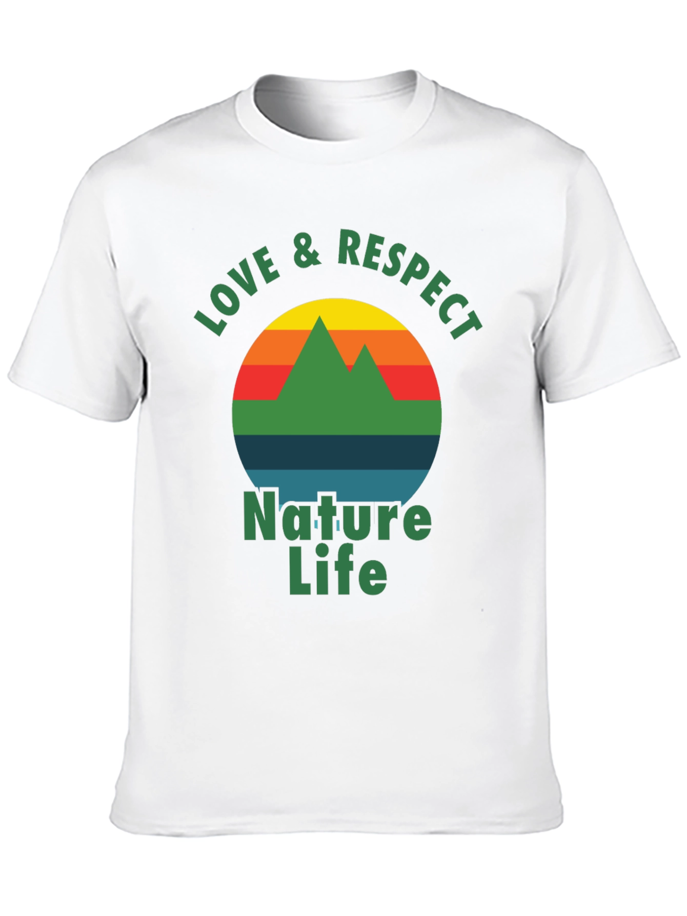Nature Life Graphic Tee - Love & Respect