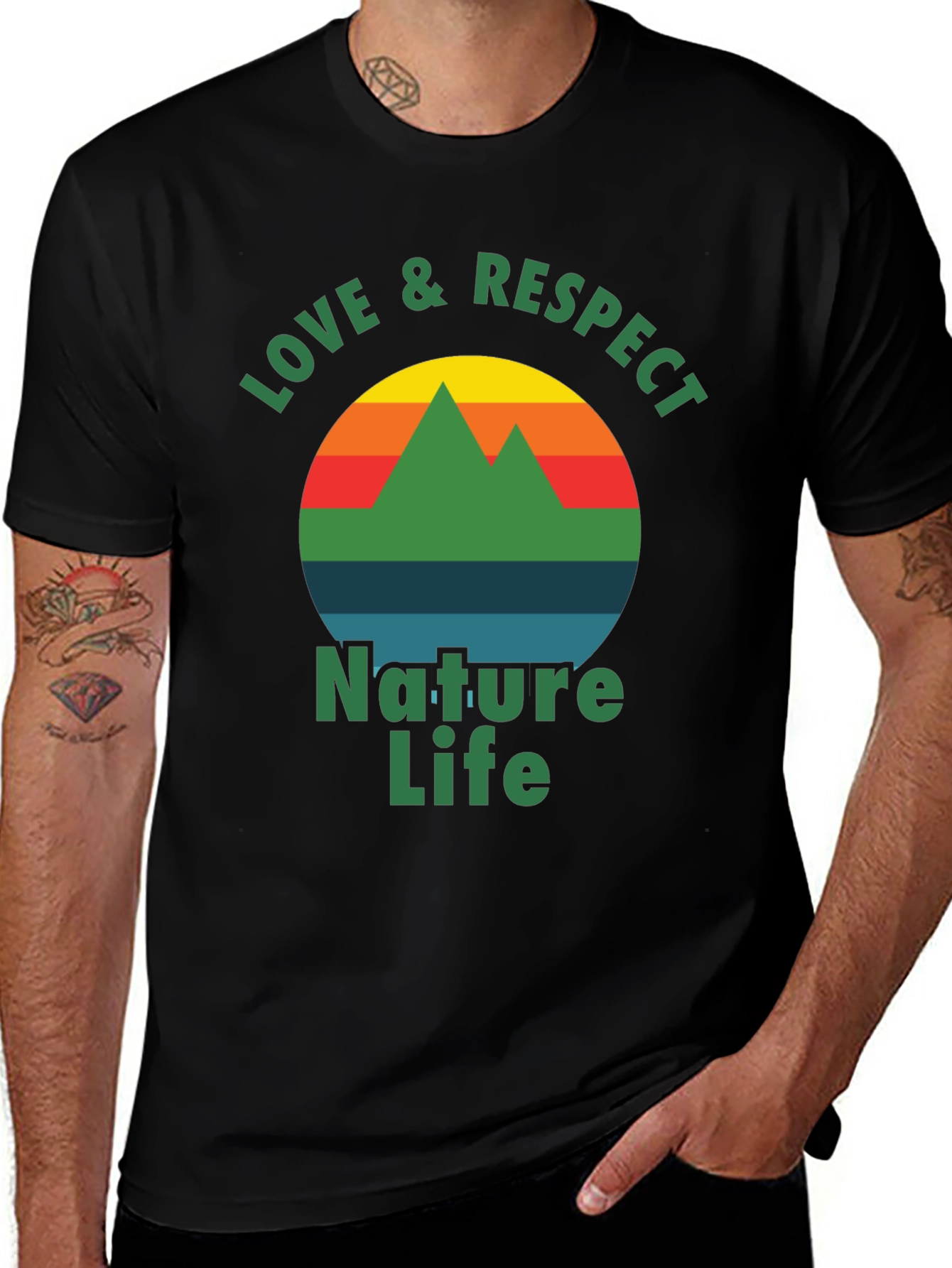 Nature Life Graphic Tee - Love & Respect