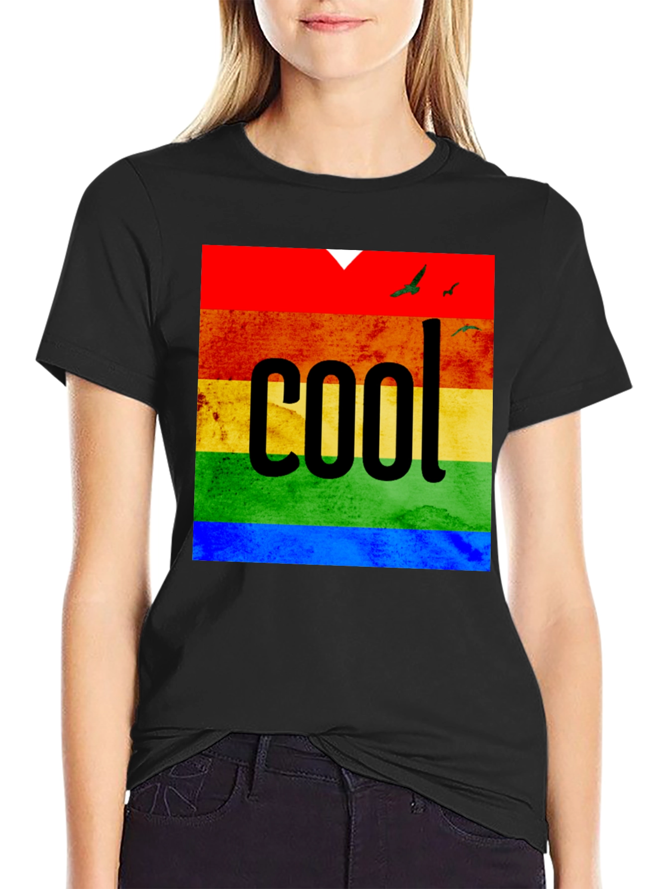 Cool Rainbow Pride Graphic T-Shirt