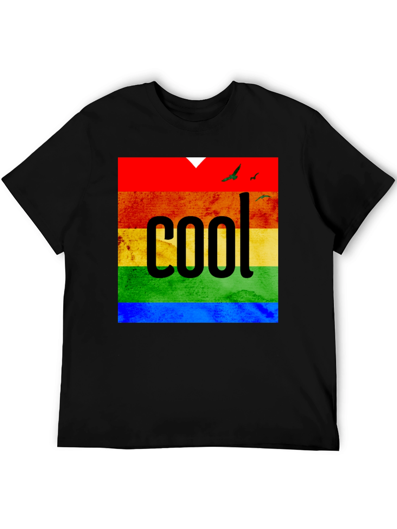 Cool Rainbow Pride Graphic T-Shirt