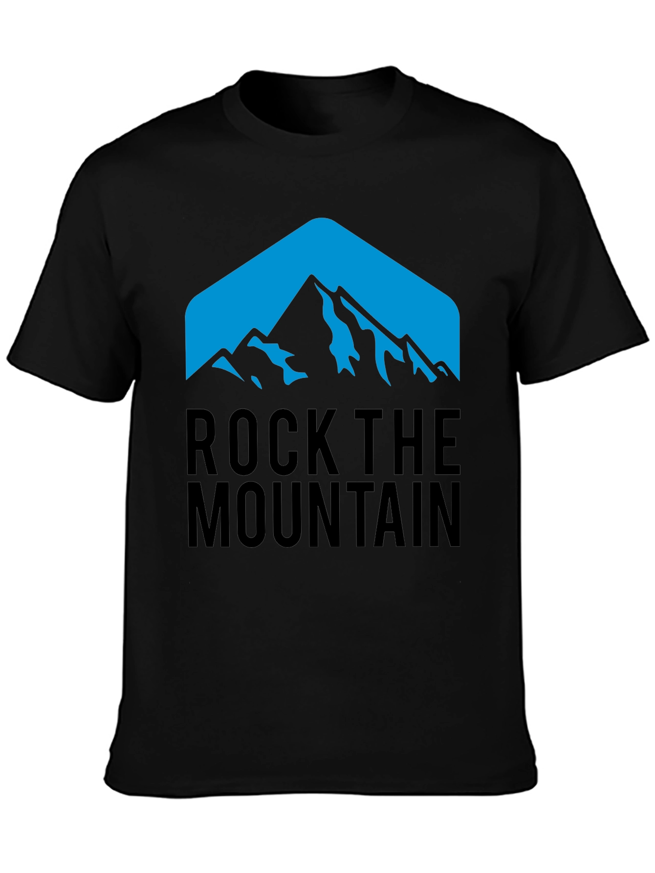 Rock the Mountain Graphic Tee - Black