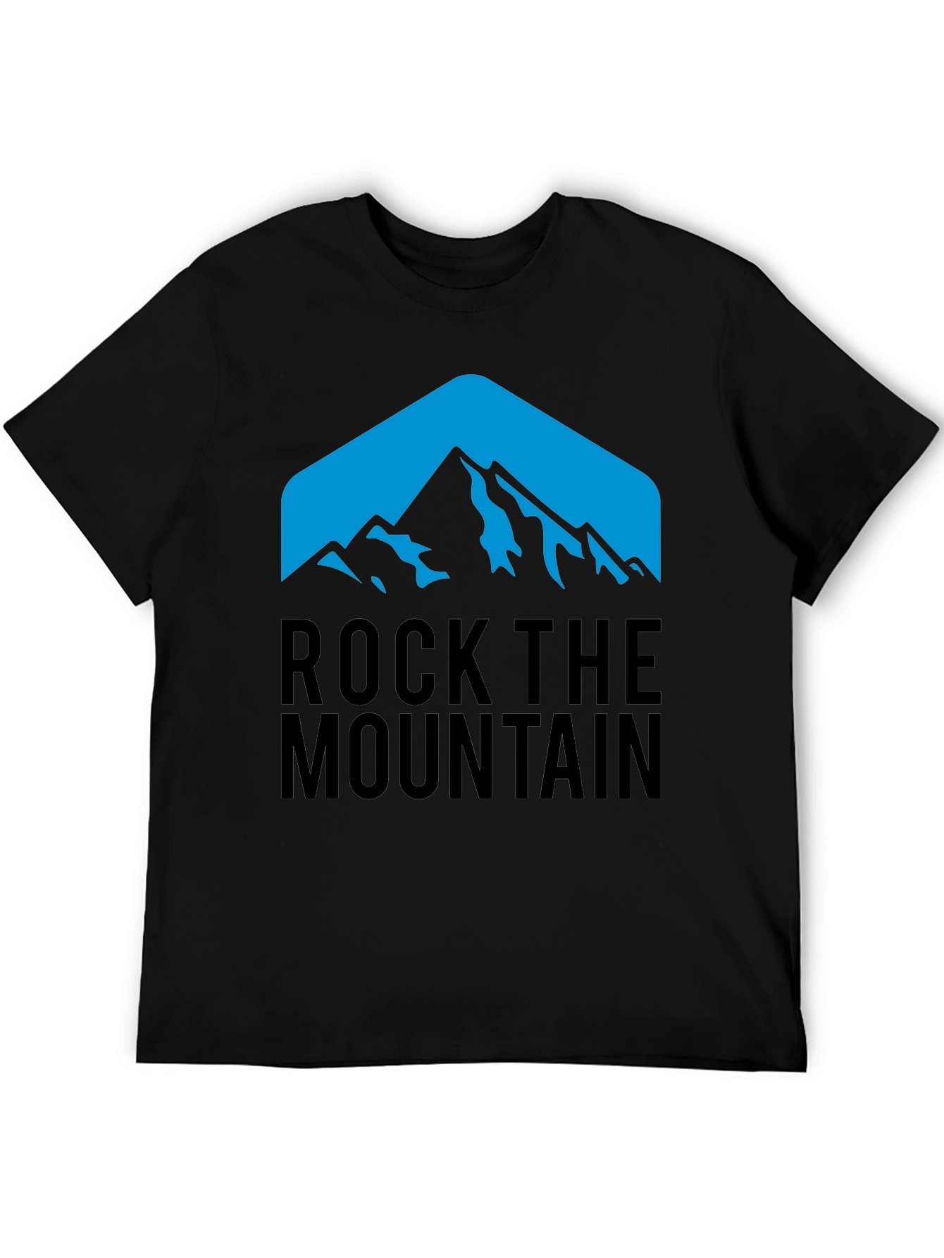 Rock the Mountain Graphic Tee - Black