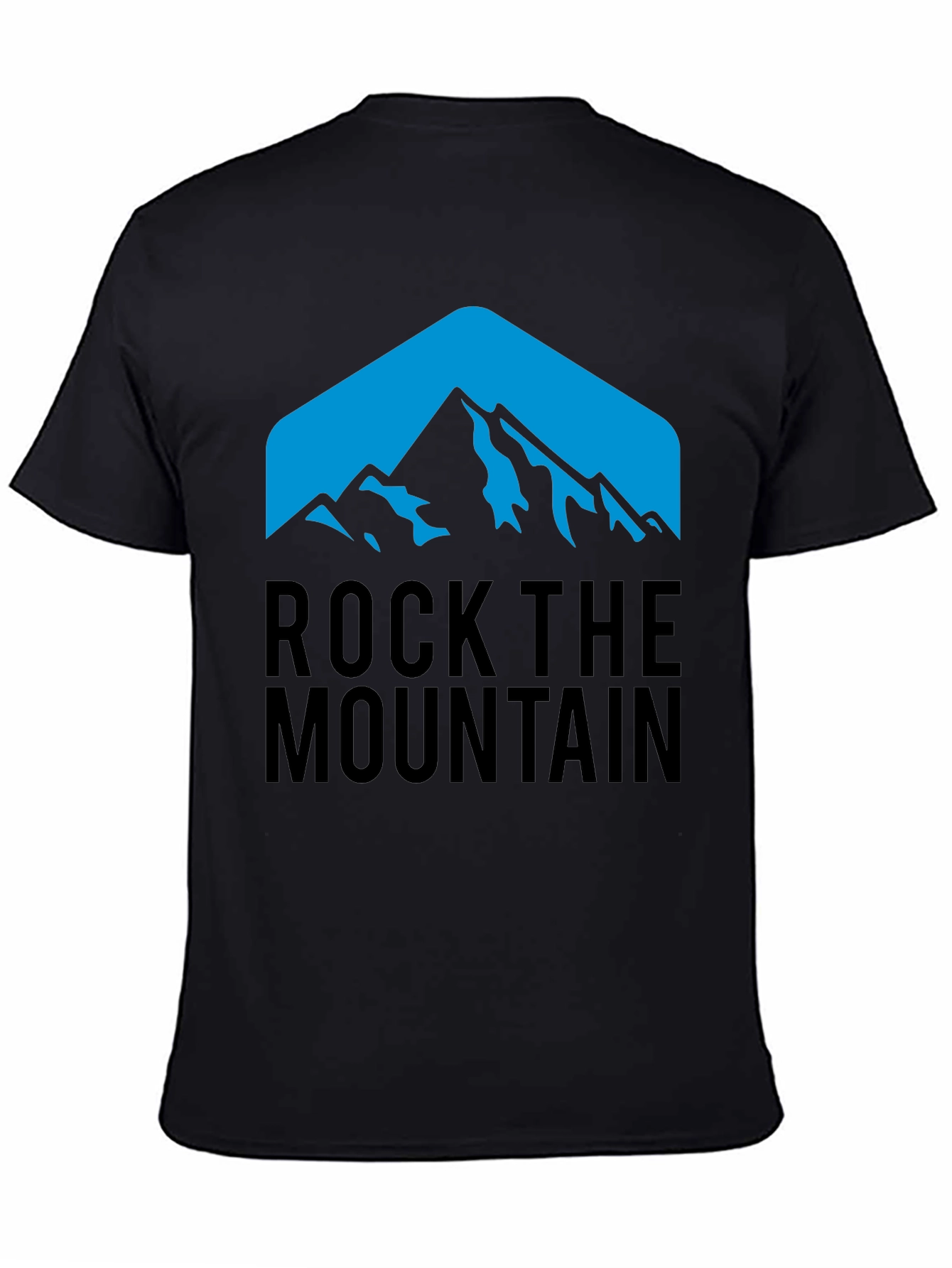 Rock the Mountain Graphic Tee - Black